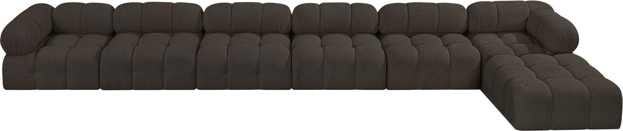 Ames - 7 Piece Boucle Fabric Modular L-Shaped Sectional - Urban Living Furniture (Los Angeles, CA)