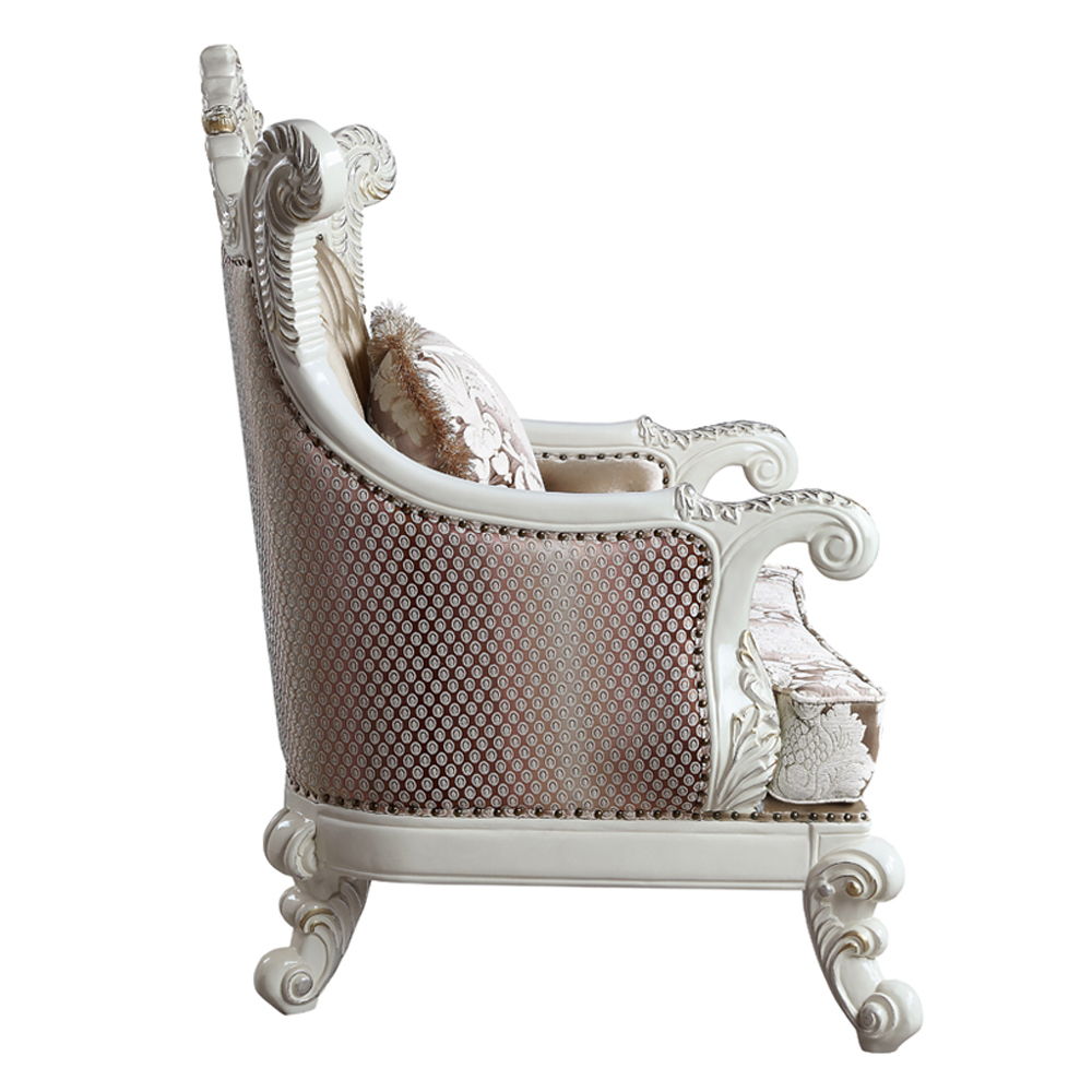 Vanaheim - Chair With Pillow - Fabric & Antique White - Urban Living Furniture (Los Angeles, CA)