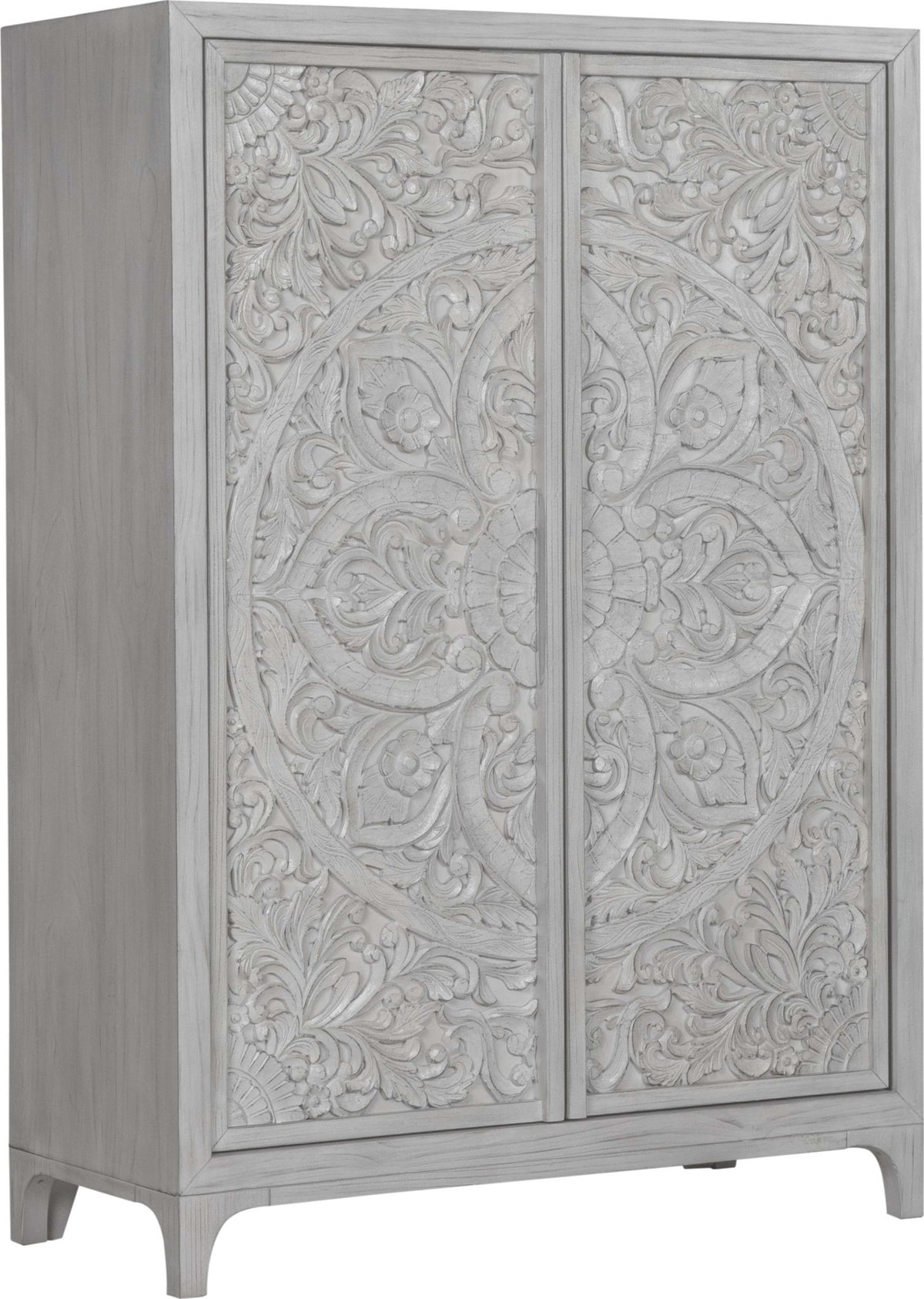 Boho Chic - Wardrobe Chest - Washed White (2024)