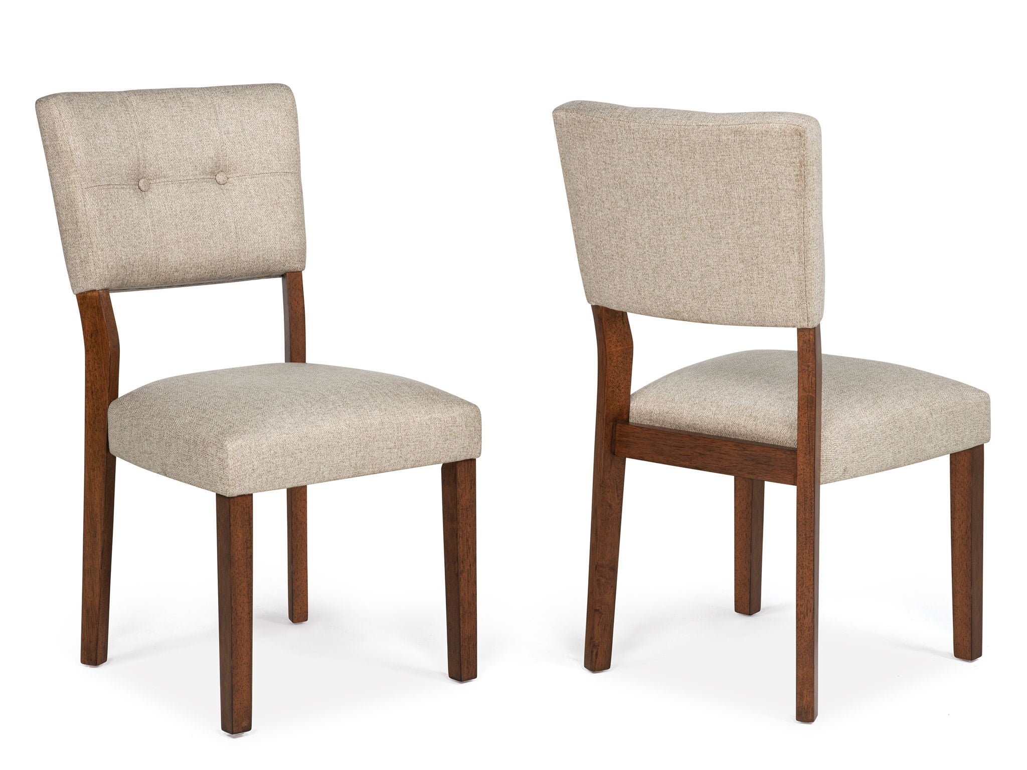 Gregory - Side Chair (Set of 2) - Beige / Brown - Urban Living Furniture (Los Angeles, CA)
