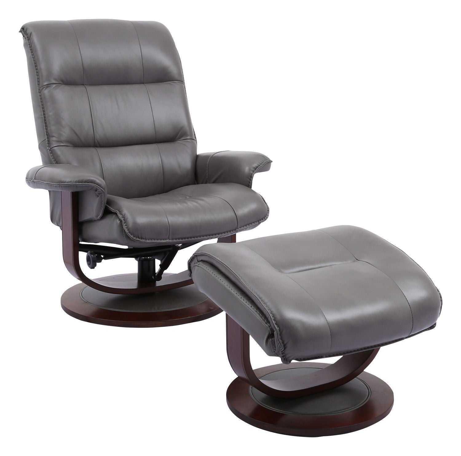 Knight - Manual Reclining Swivel Chair and Ottoman - Urban Living Furniture (Los Angeles, CA)