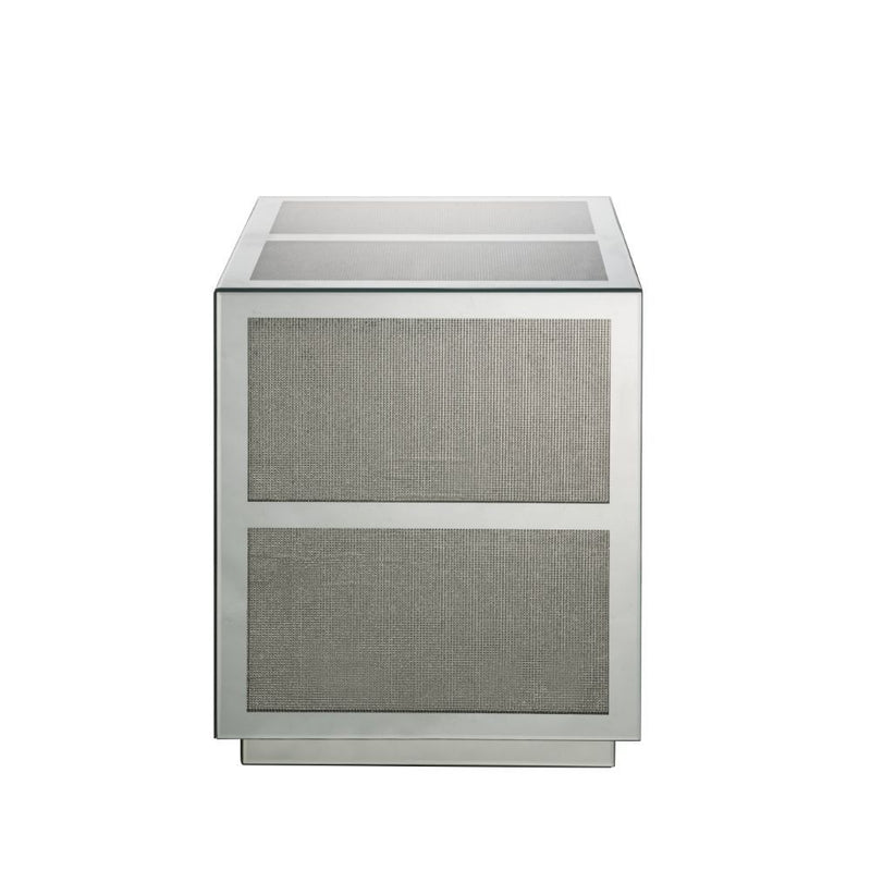 Lavina - End Table - Mirrored & Faux Diamonds - Urban Living Furniture (Los Angeles, CA)