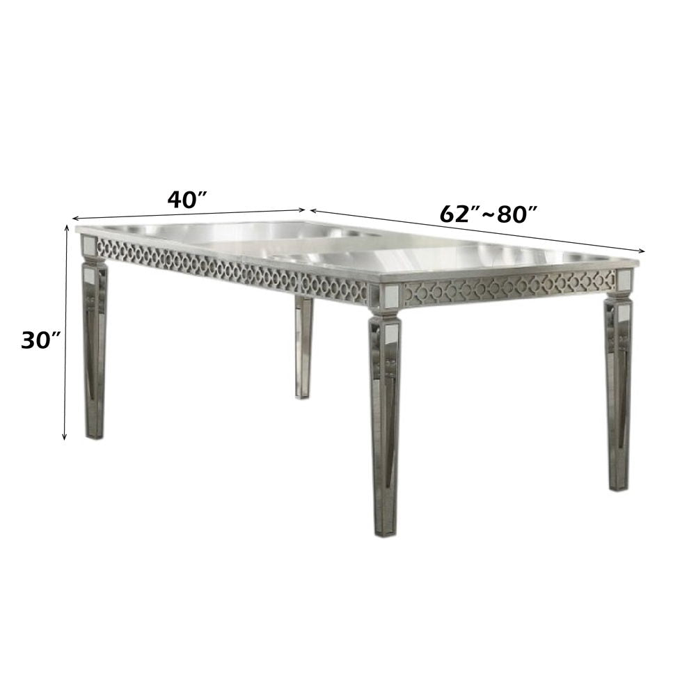 Kacela - Dining Table - Mirrored & Champagne - Urban Living Furniture (Los Angeles, CA)