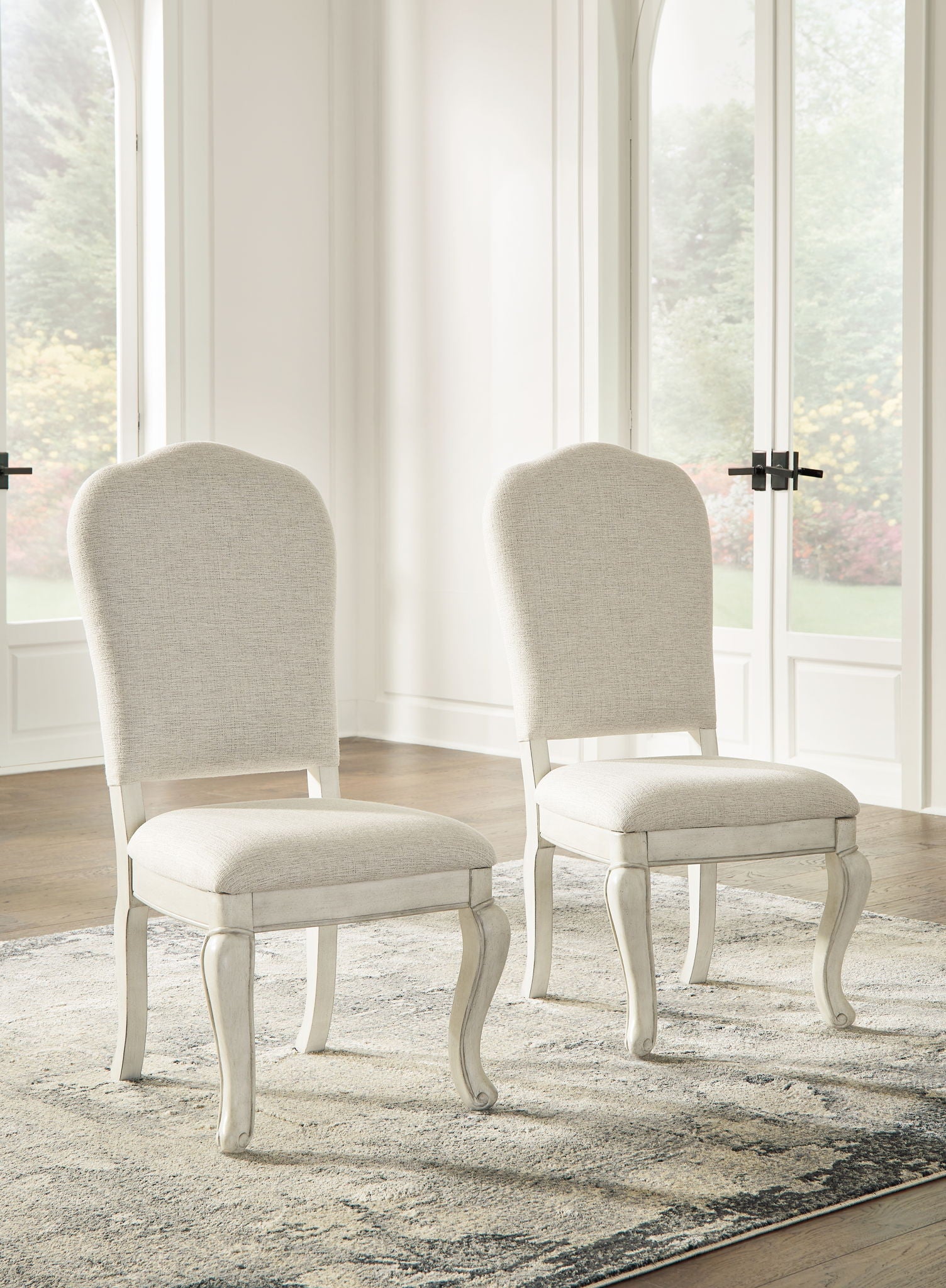 Arlendyne - Antique White - Dining Uph Side Chair (Set of 2) - Urban Living Furniture (Los Angeles, CA)