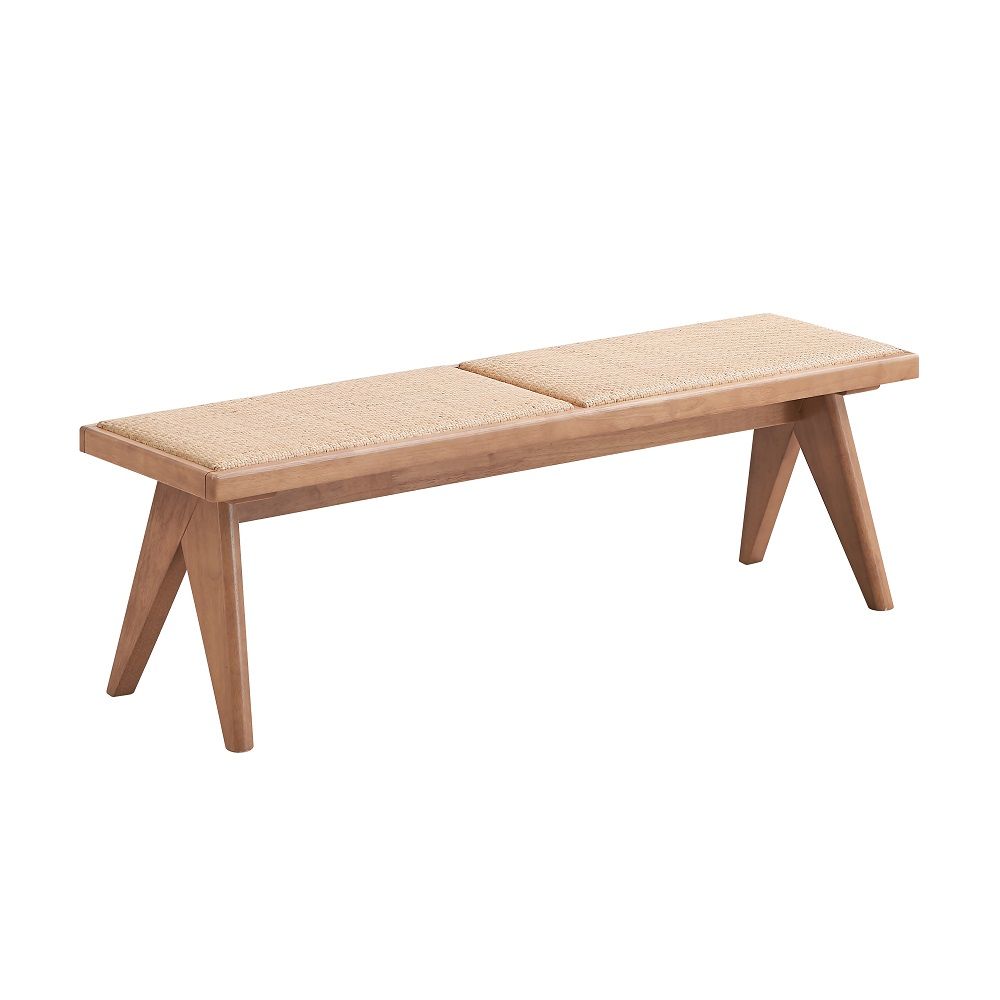 Velentina - Bench - Rattan & Natural - Urban Living Furniture (Los Angeles, CA)