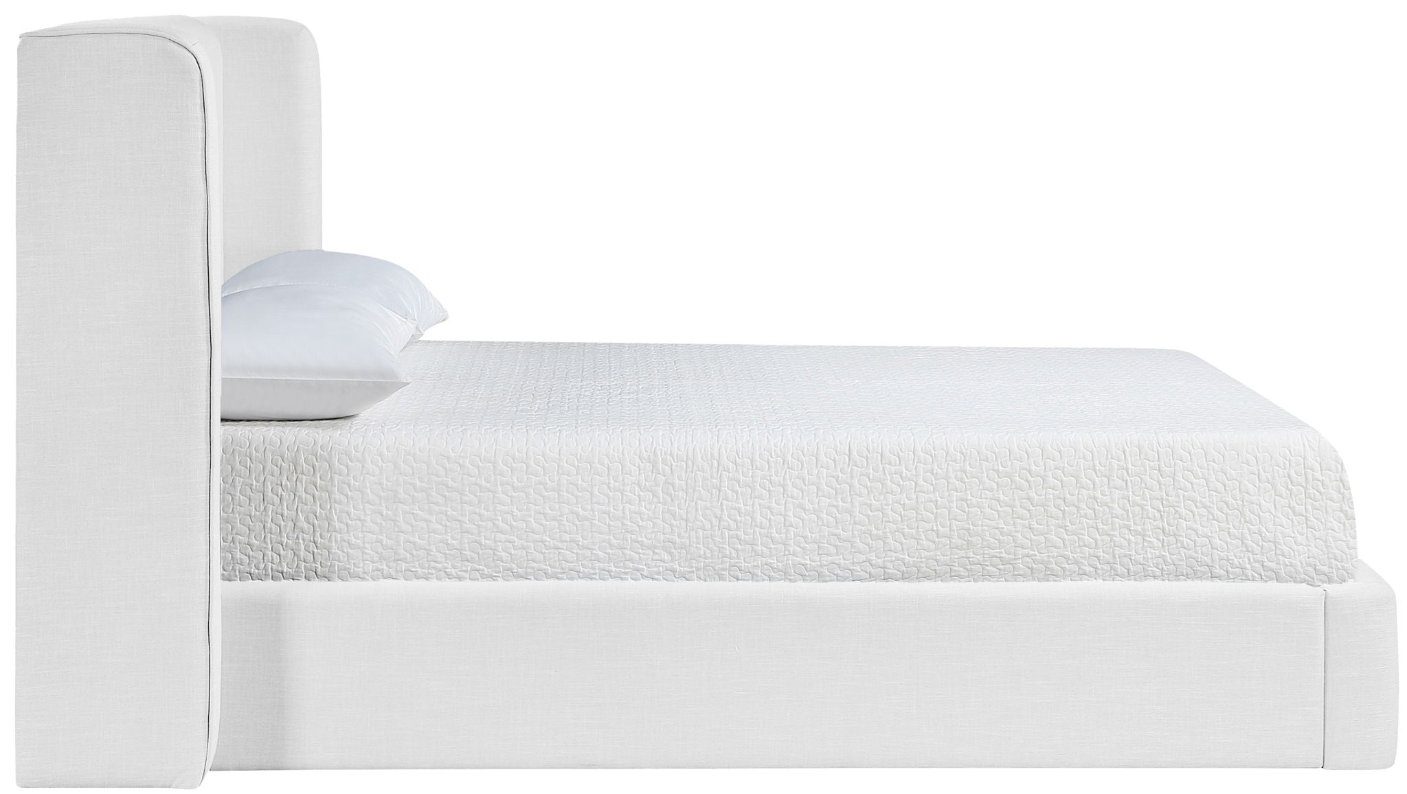 Kendall - Linen Textured Fabric Upholstered Bed - Urban Living Furniture (Los Angeles, CA)