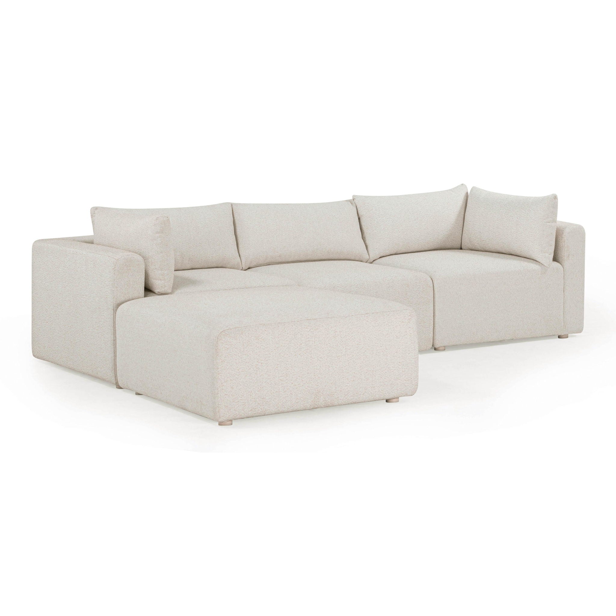 Hangover - Outdoor Modular Sectional - Cream - Urban Living Furniture (Los Angeles, CA)