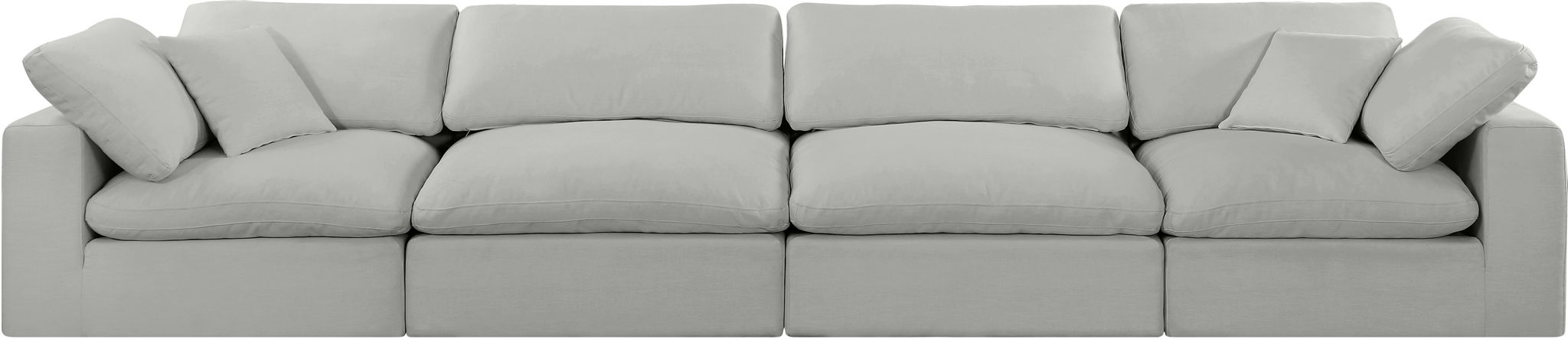 Comfy - Linen Modular Sofa 4 Seats - Urban Living Furniture (Los Angeles, CA)