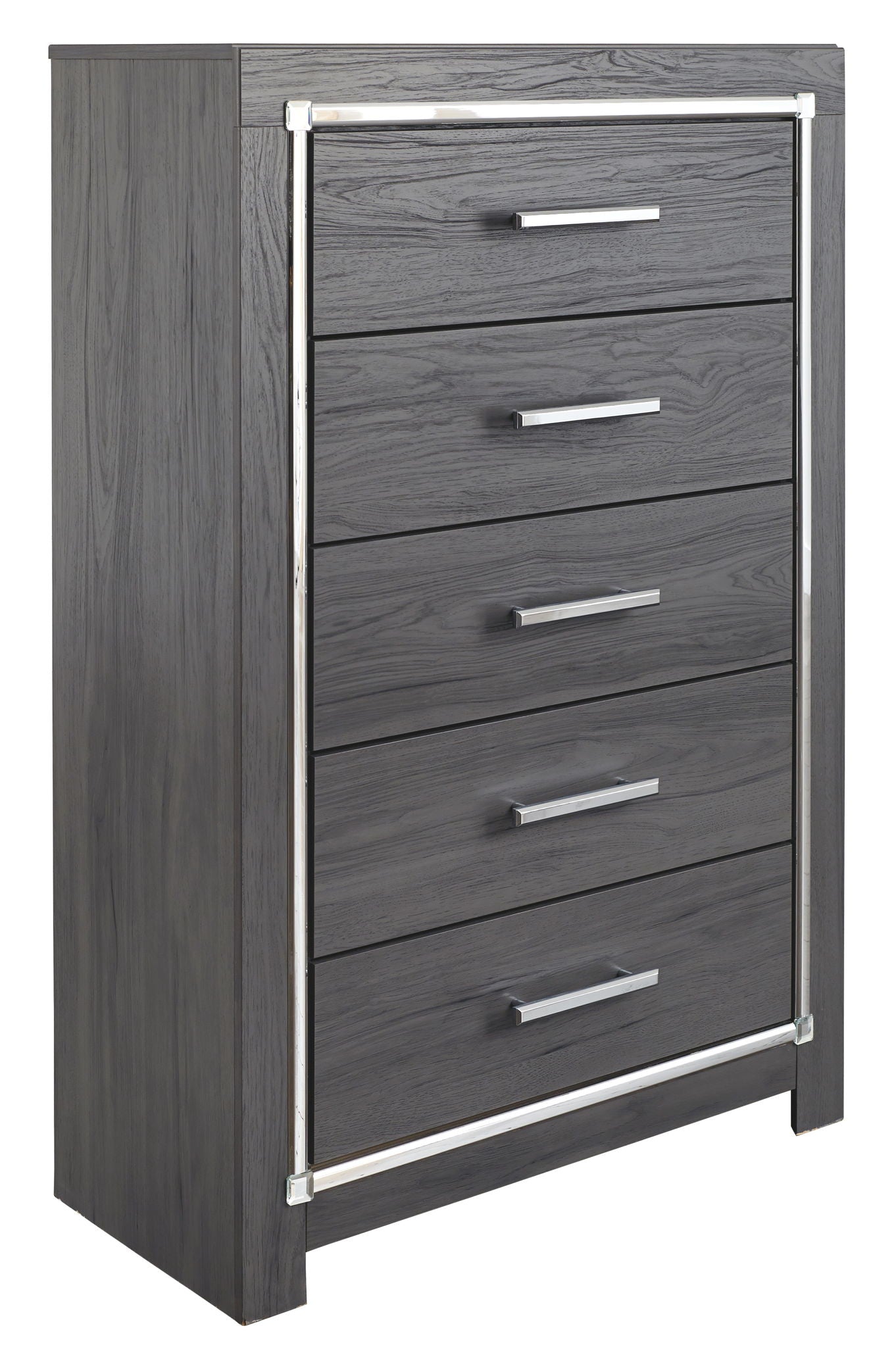 Lodanna - Gray - Five Drawer Chest - Urban Living Furniture (Los Angeles, CA)