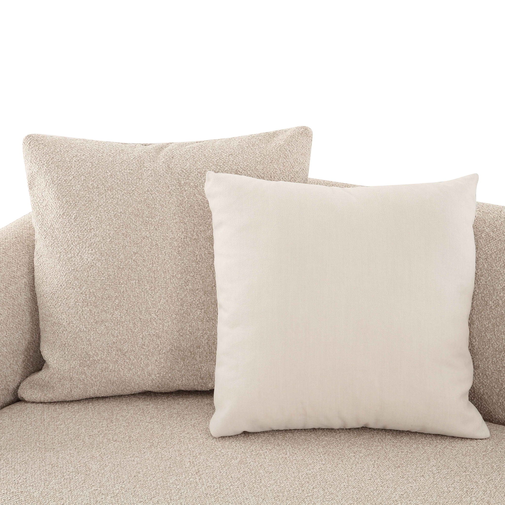 Sylvie - Left Arm 2-Seater Loveseat - Cream - Urban Living Furniture (Los Angeles, CA)
