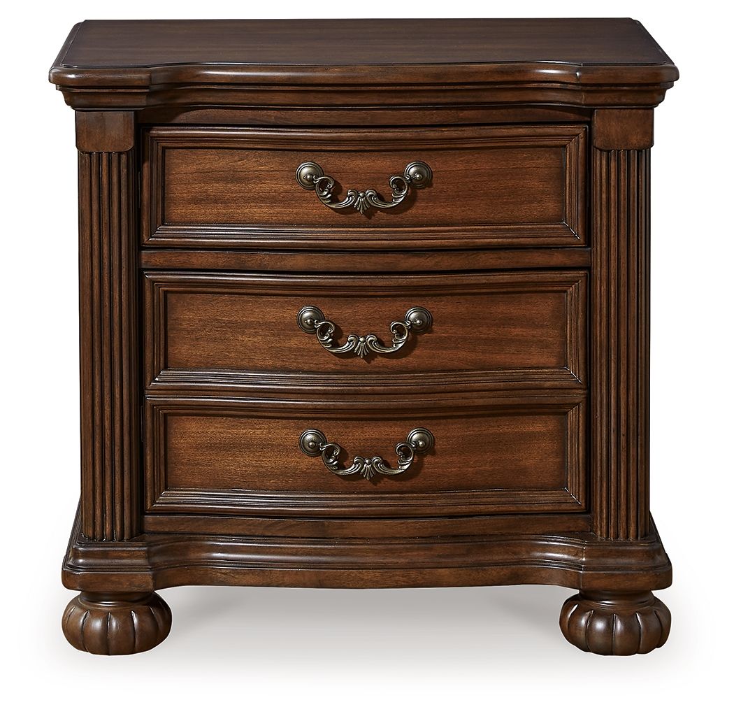 Lavinton - Brown - Three Drawer Night Stand - Urban Living Furniture (Los Angeles, CA)