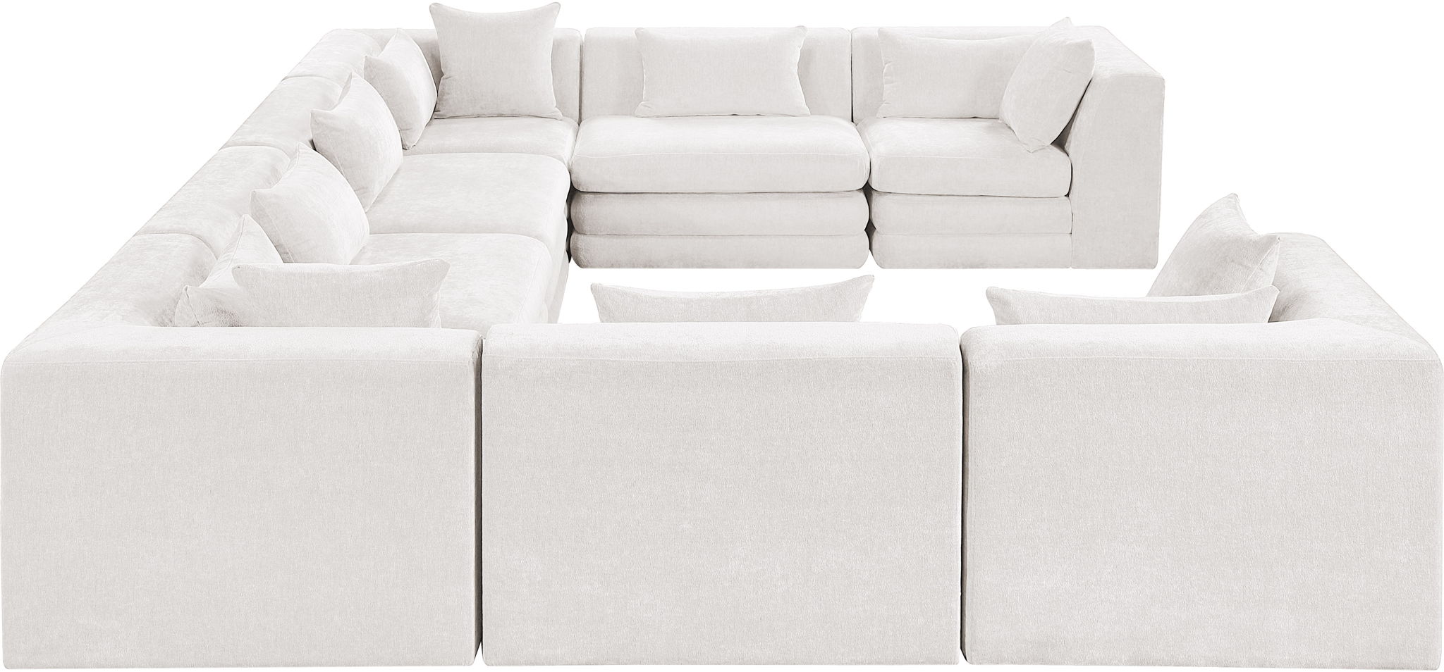 Stellar - 8 Piece Chenille Fabric Upholstered Modular Sectional - Urban Living Furniture (Los Angeles, CA)