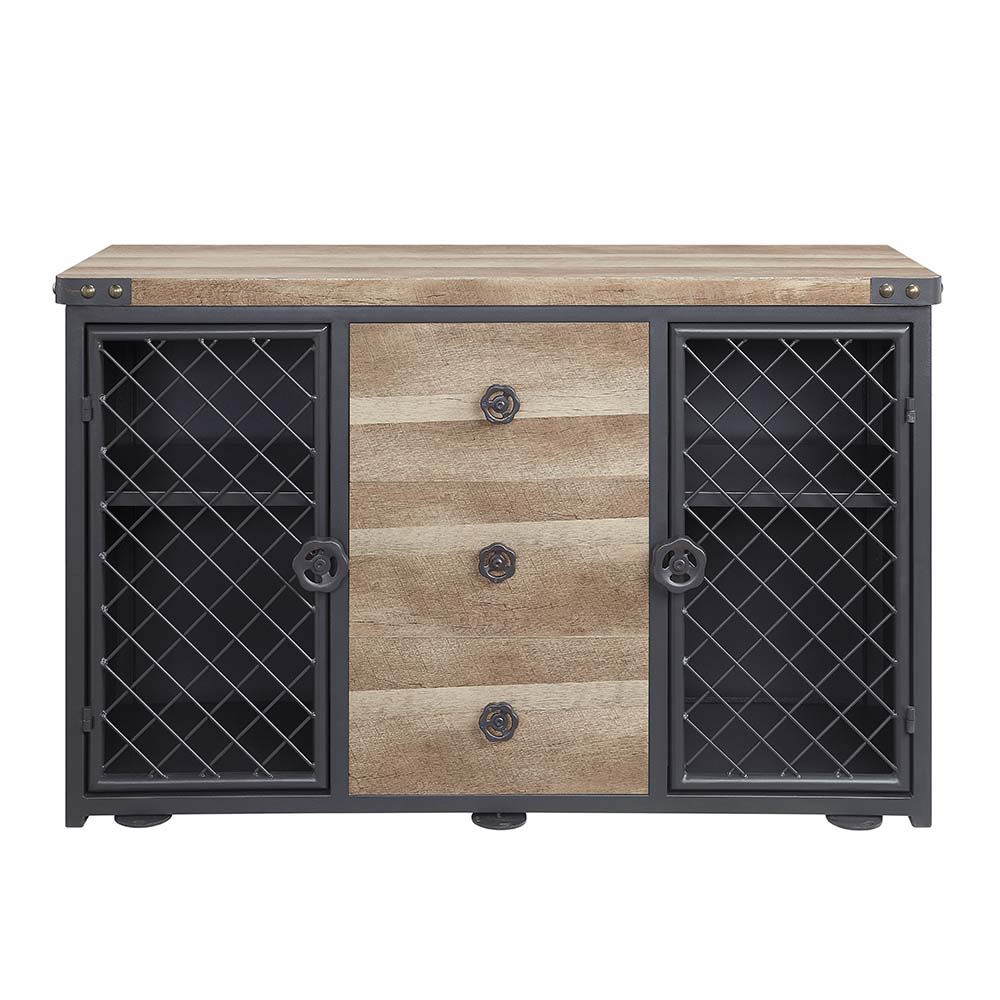Edina - Server - Oak & Sandy Black Finish - Urban Living Furniture (Los Angeles, CA)