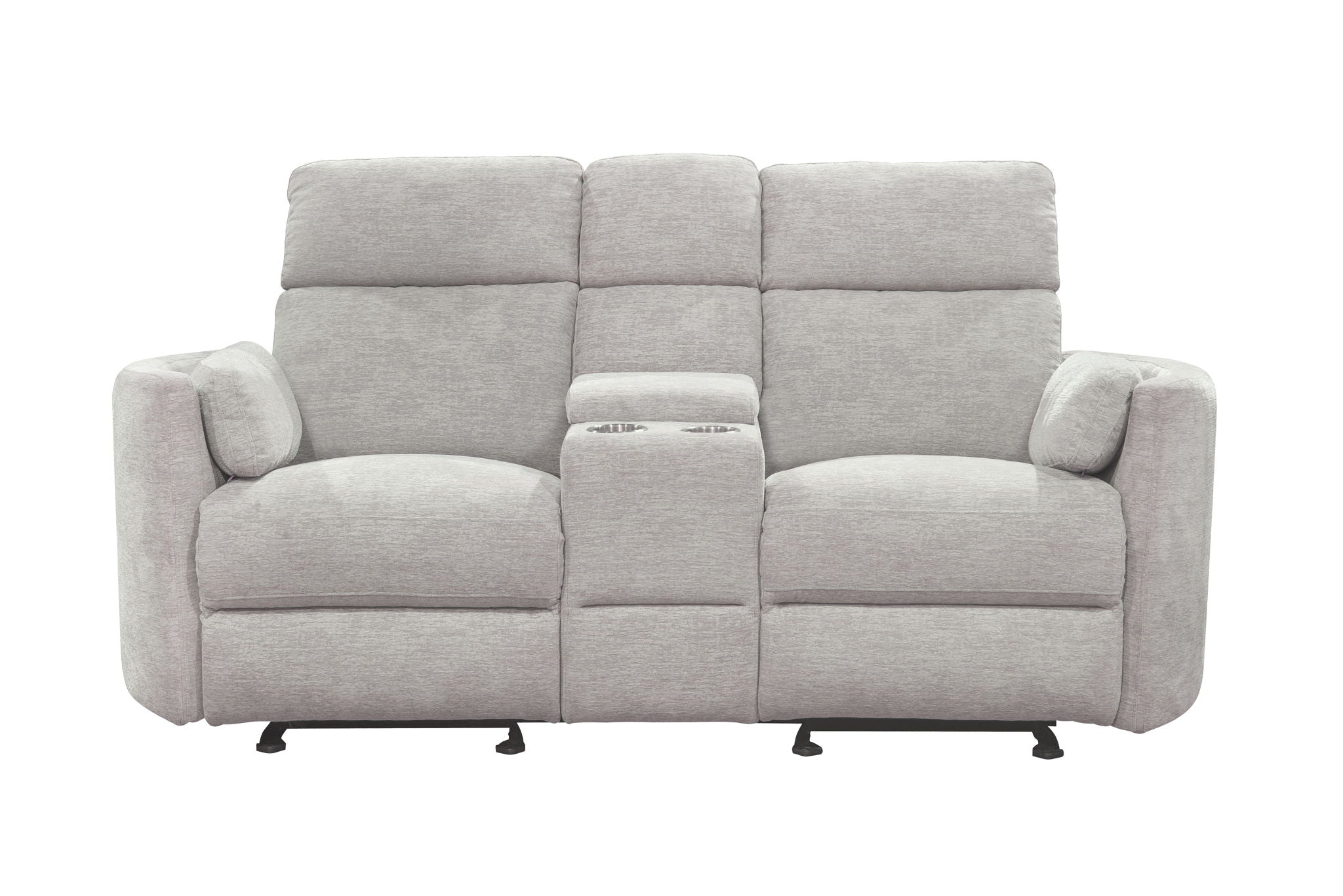 Radius - Power Glider Reclining Console Loveseat - Mineral - Urban Living Furniture (Los Angeles, CA)