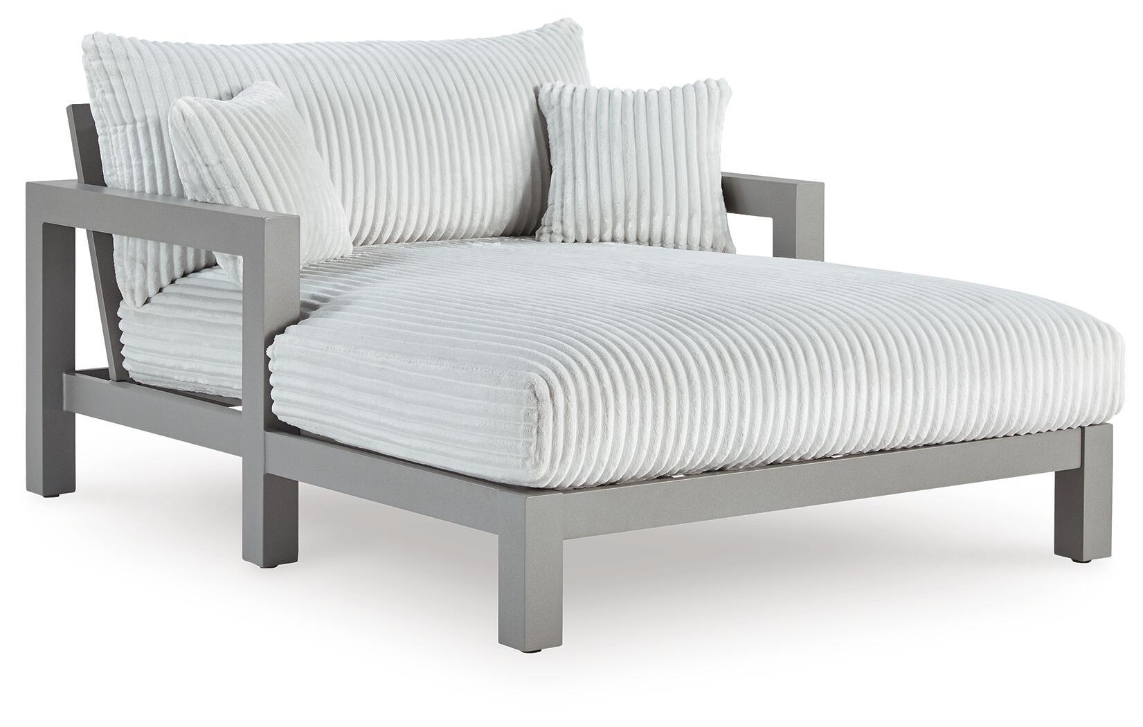 Hurley Park - Chaise Lounge With Cushion - Gray - Urban Living Furniture (Los Angeles, CA)
