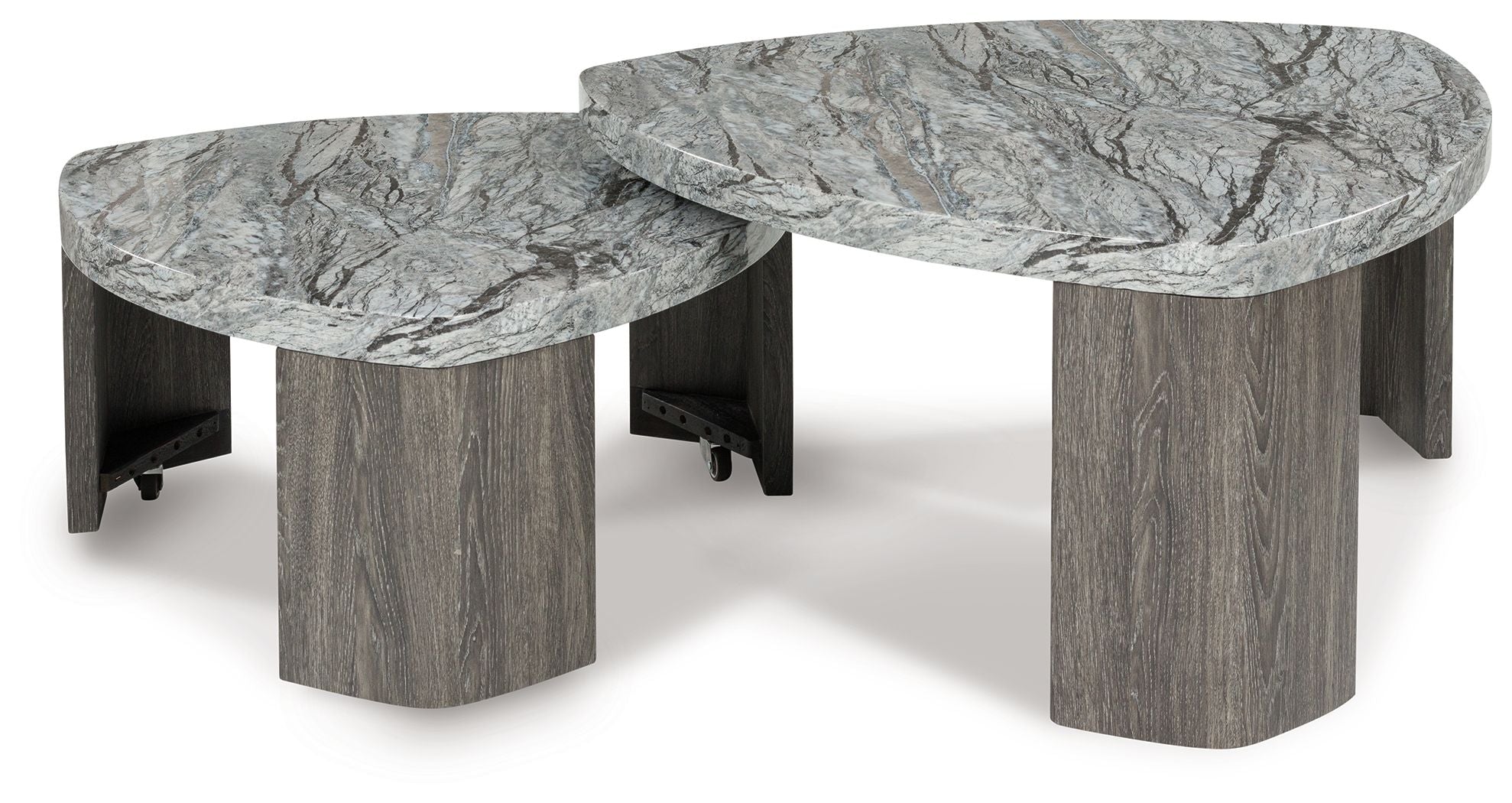 Surmour - Gray / Brown - Stacked Cocktail Table - Urban Living Furniture (Los Angeles, CA)
