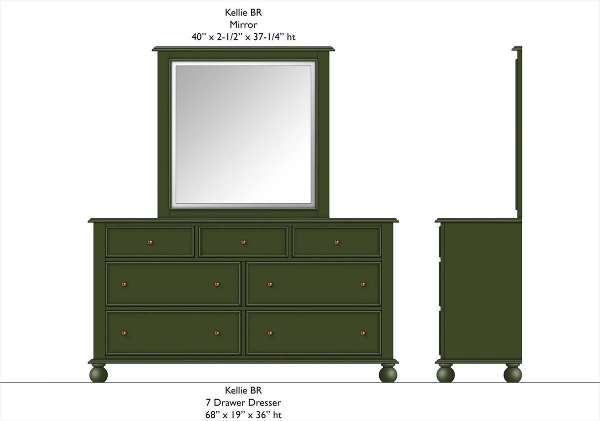 Kellie - 7-Drawer Dresser