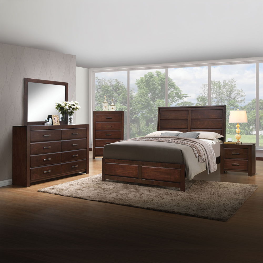 Oberreit - Mirror - Walnut - Urban Living Furniture (Los Angeles, CA)