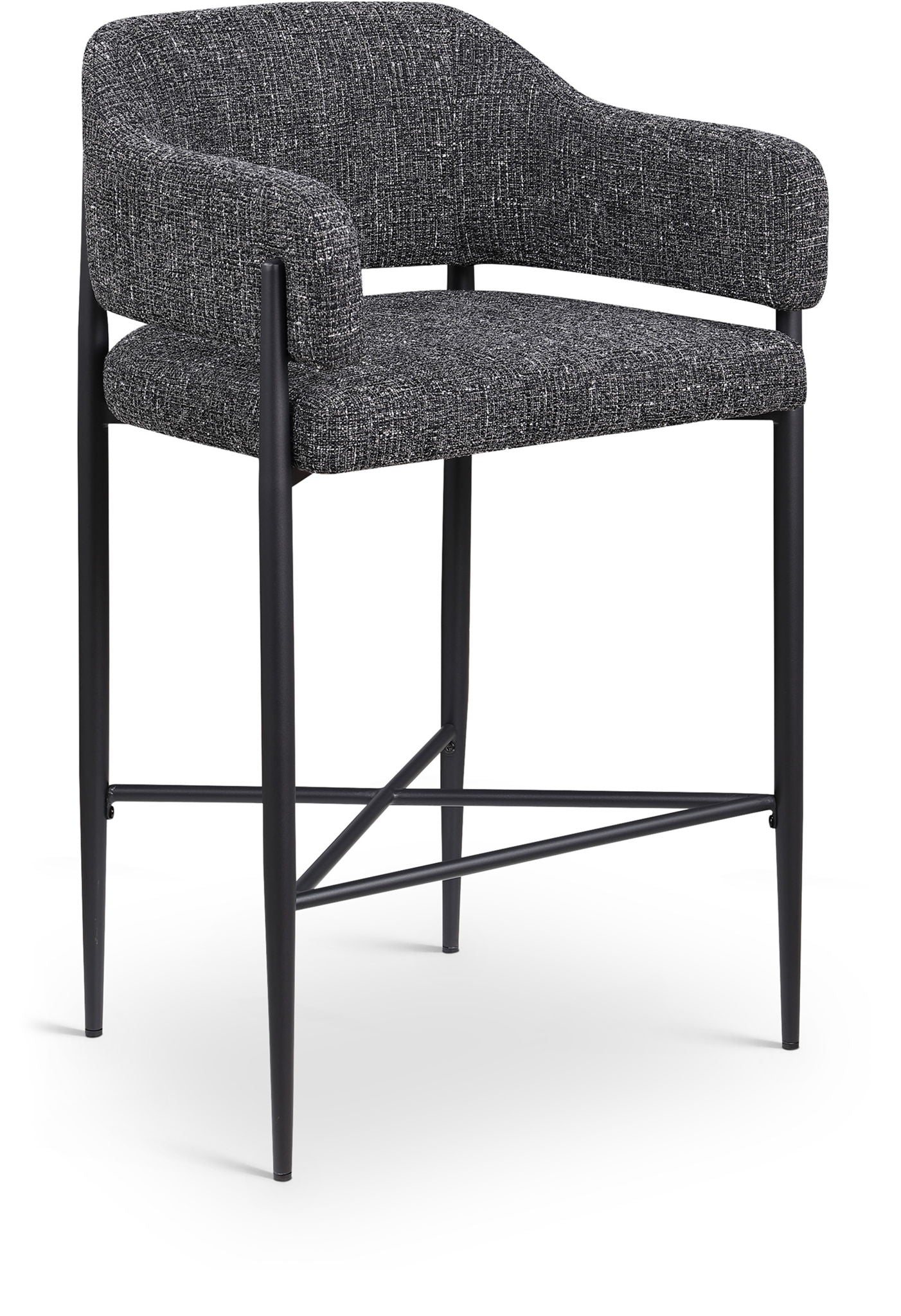 Dame - Fabric Upholstered Counter Stool (Set of 2) - Urban Living Furniture (Los Angeles, CA)
