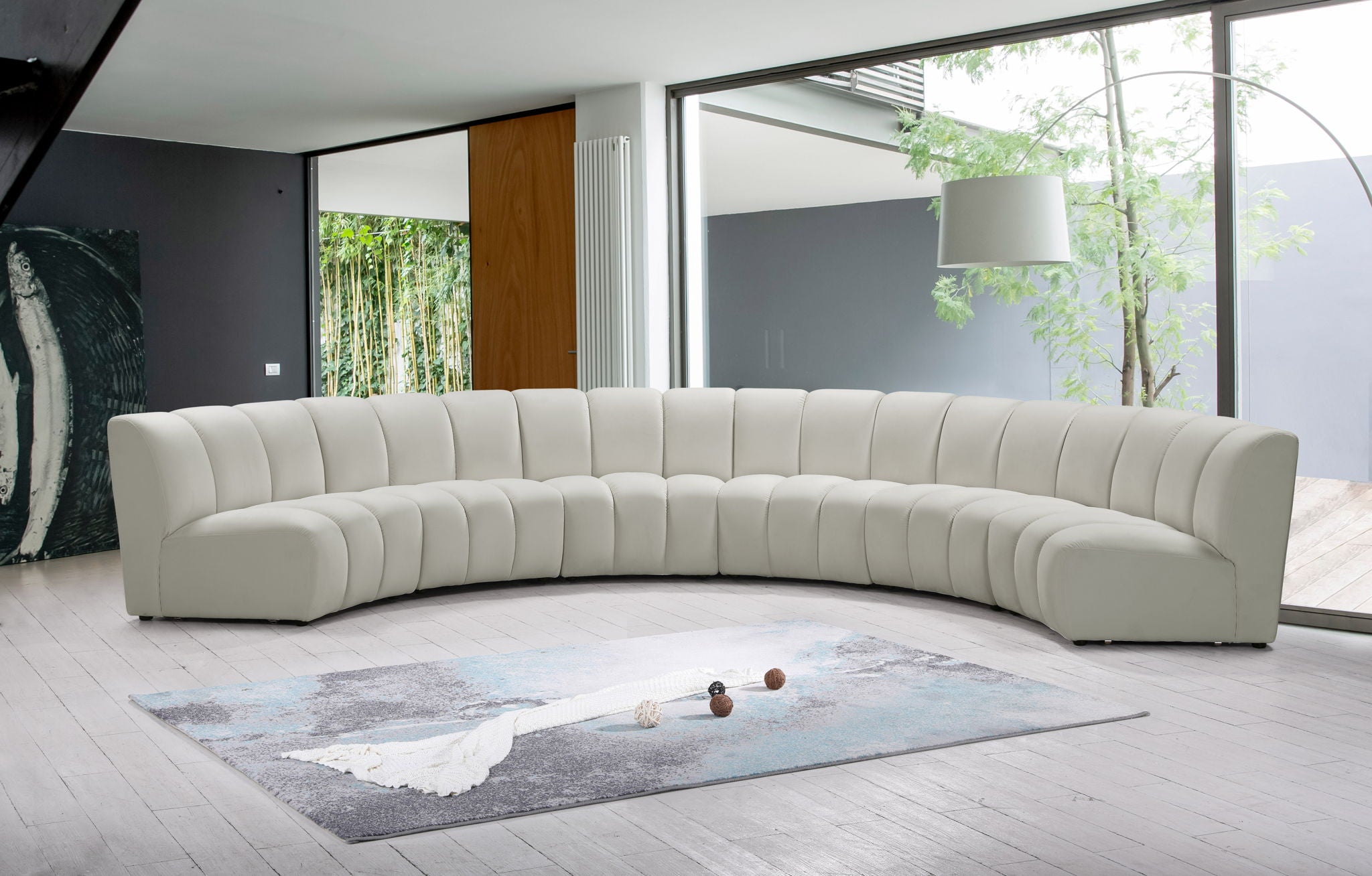 Infinity - 6 Piece Velvet Modular Sectional - Urban Living Furniture (Los Angeles, CA)
