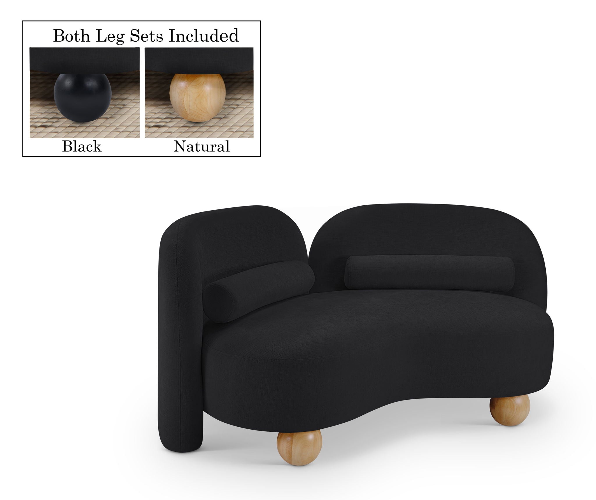 Daphne - Chenille Loveseat - Urban Living Furniture (Los Angeles, CA)