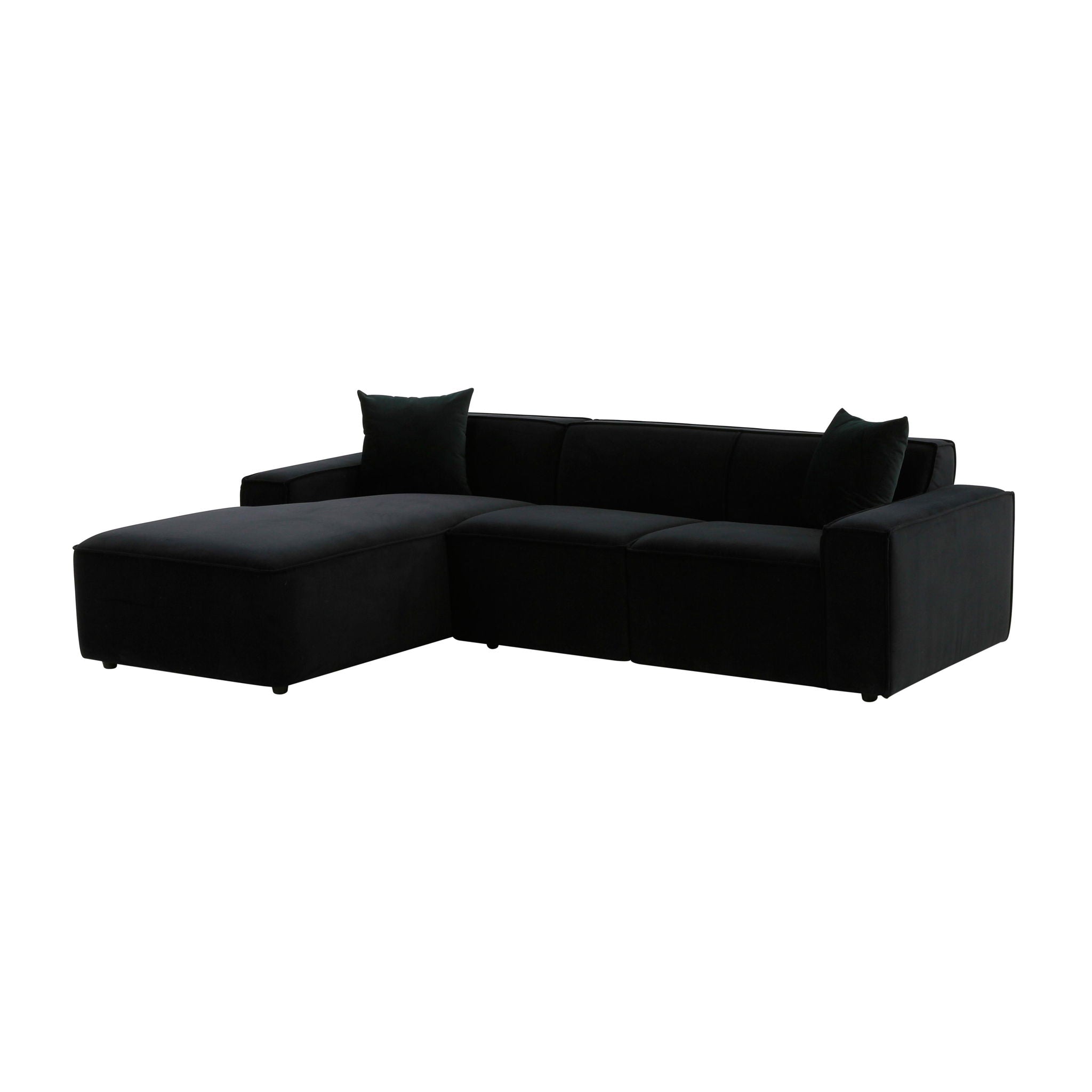Olafur - Velvet Sectional - Urban Living Furniture (Los Angeles, CA)