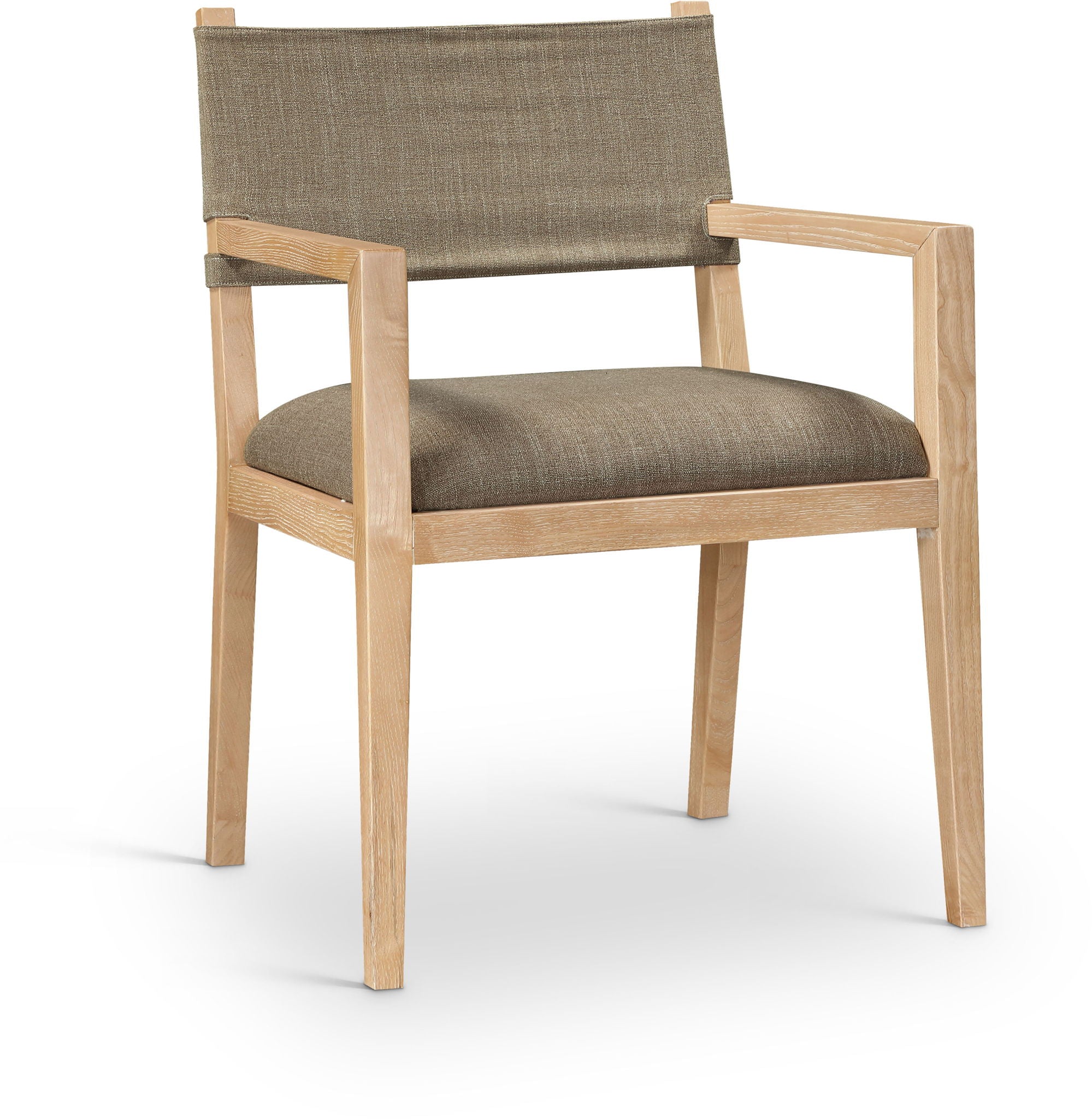 Avon - Linen Textured Performance Fabric Upholstered Dining Arm Chair - Urban Living Furniture (Los Angeles, CA)