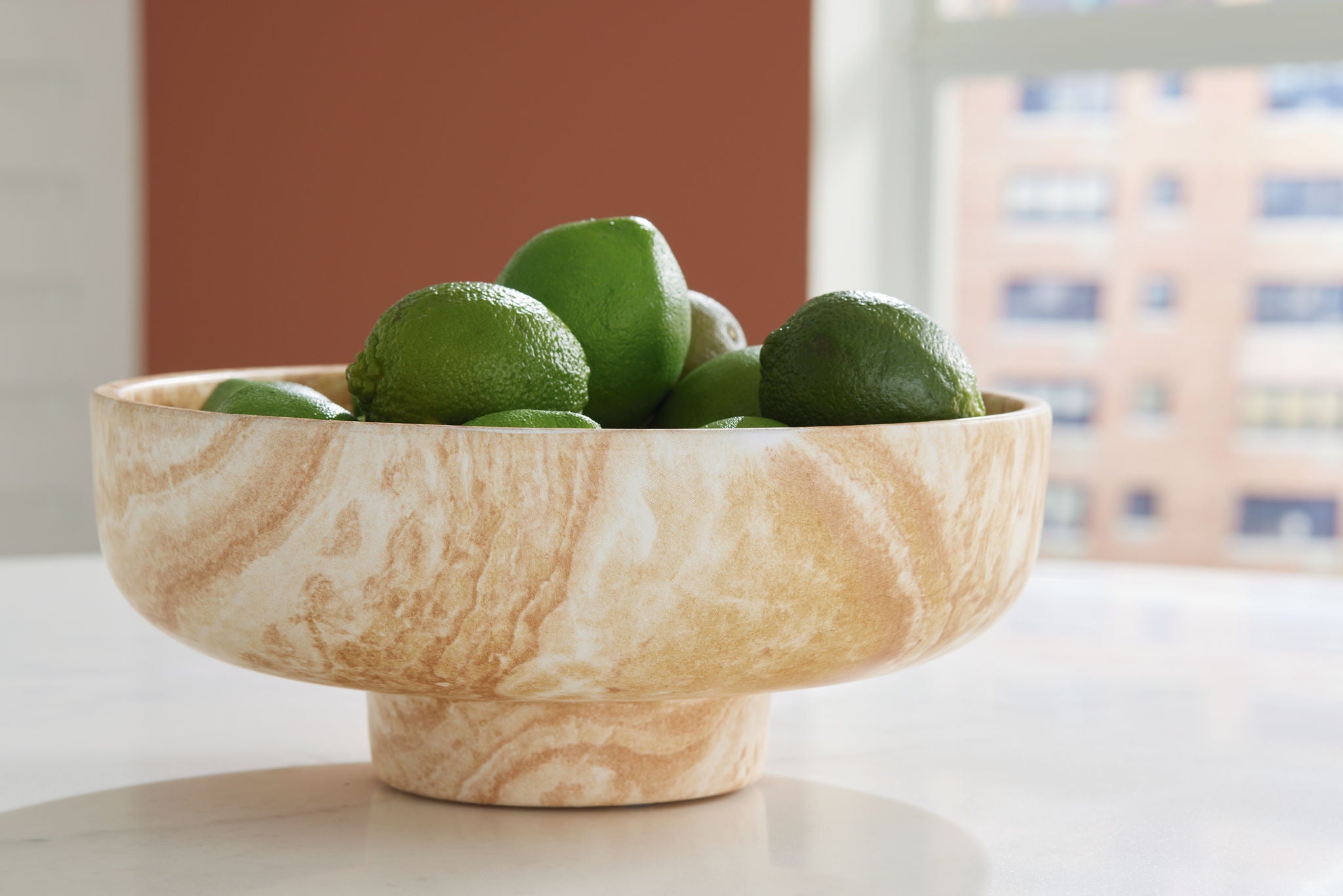 Cammen - Tan / White - Bowl - Urban Living Furniture (Los Angeles, CA)
