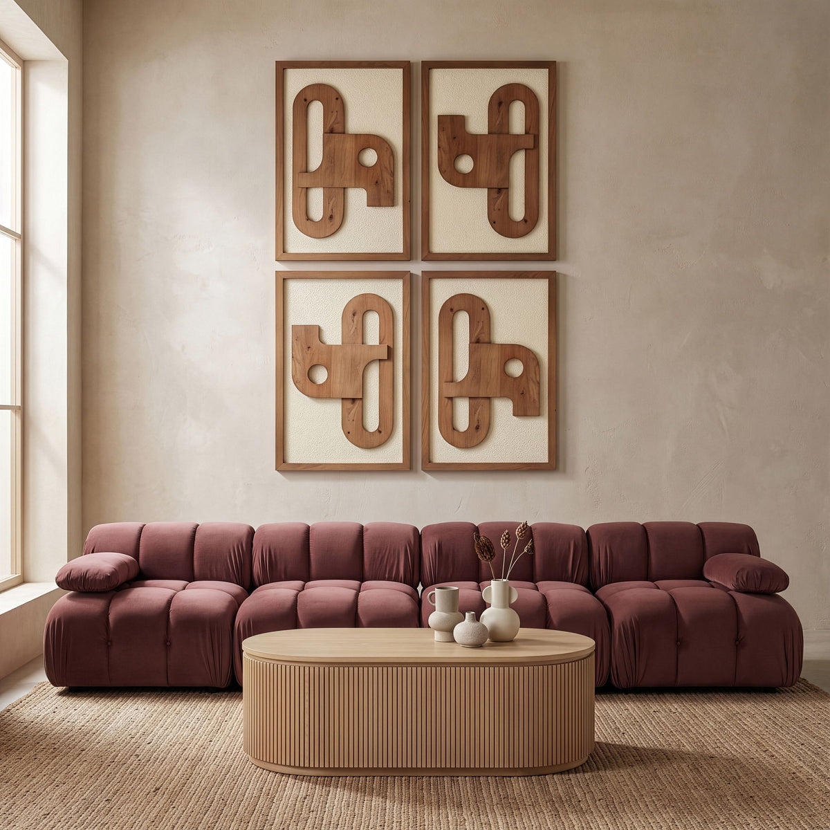 Arid - 4 Piece Wall Art