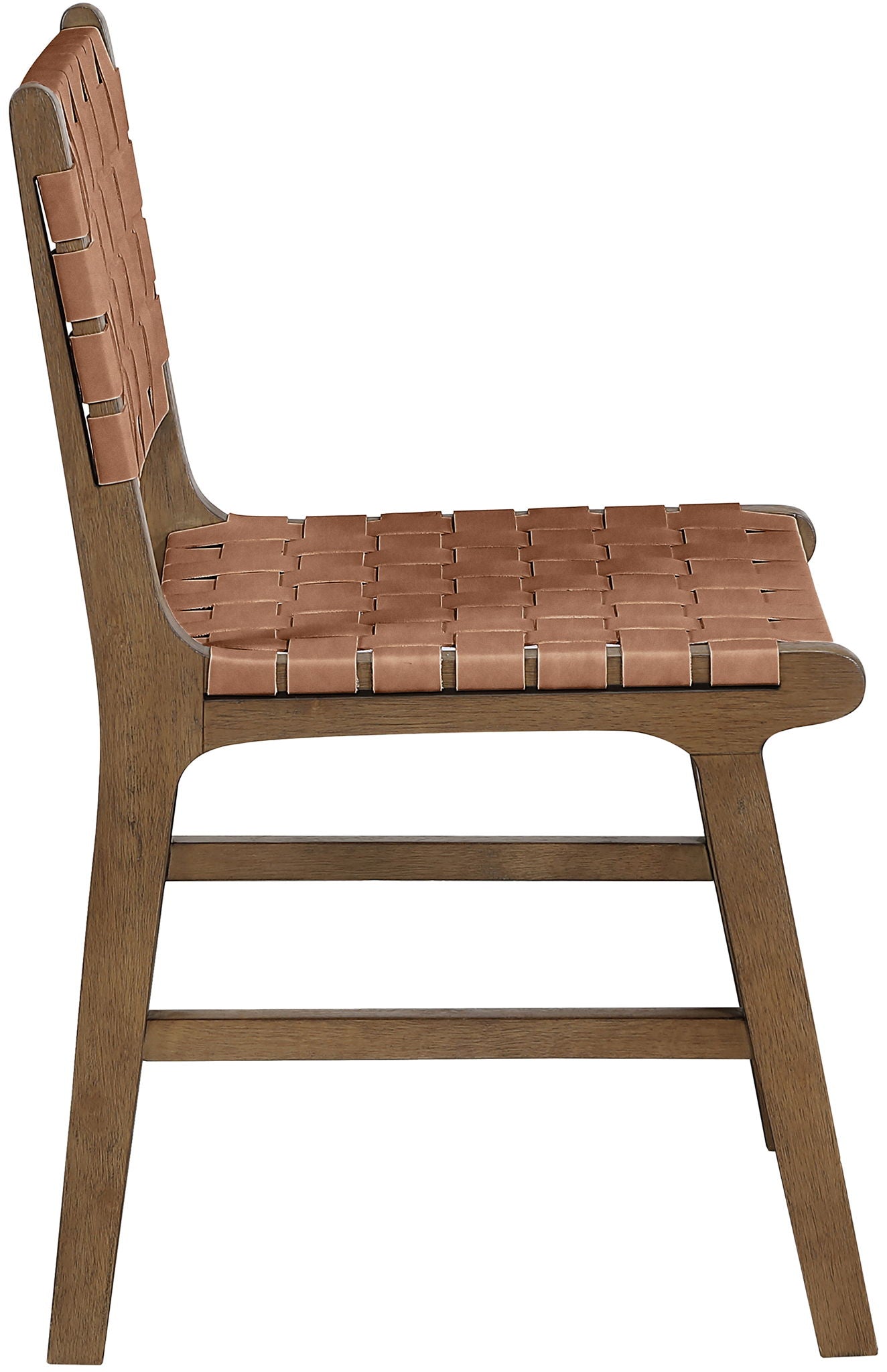 Entwine - Vegan Leather Upholstered Dining Chair - Painted Brown - Urban Living Furniture (Los Angeles, CA)