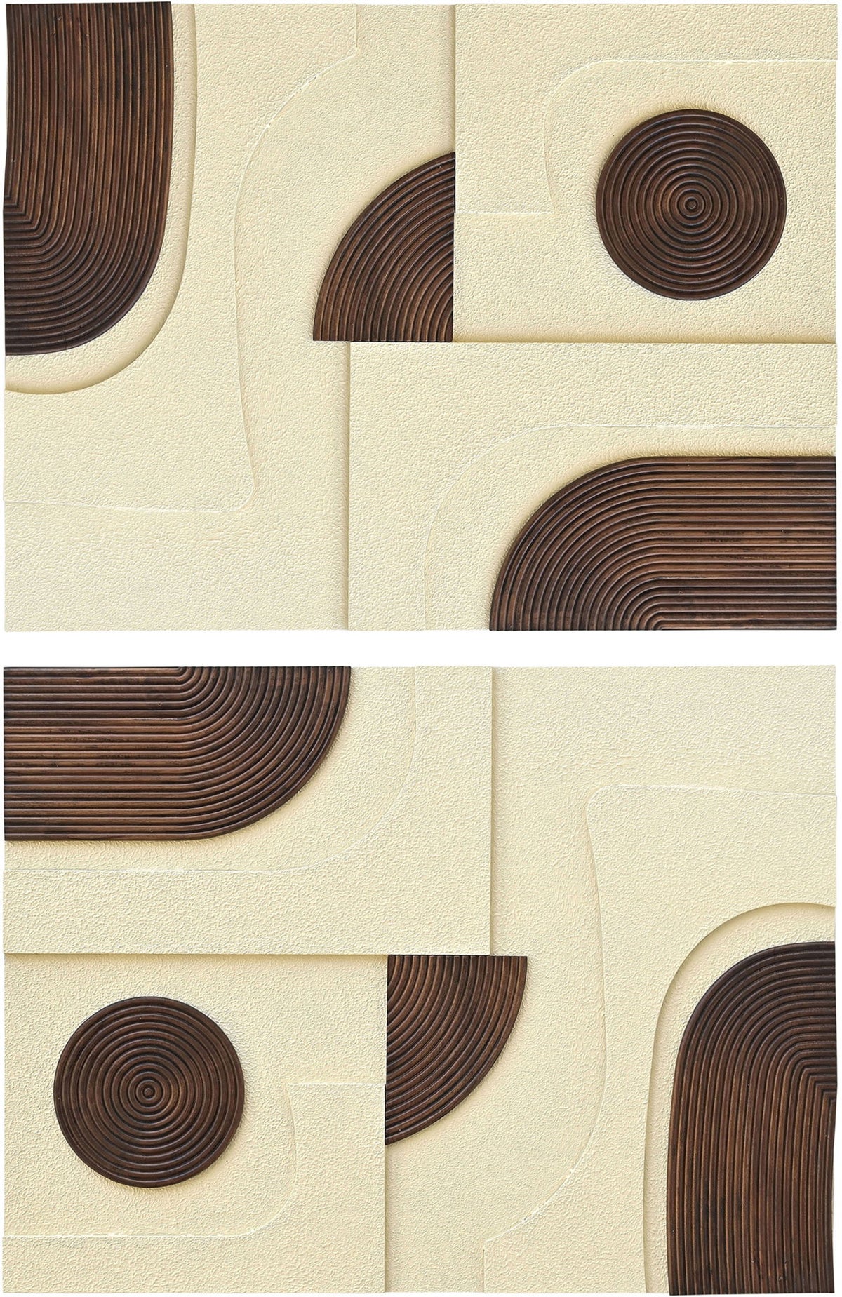 Element - Mango Wood 2 Piece Wall Art