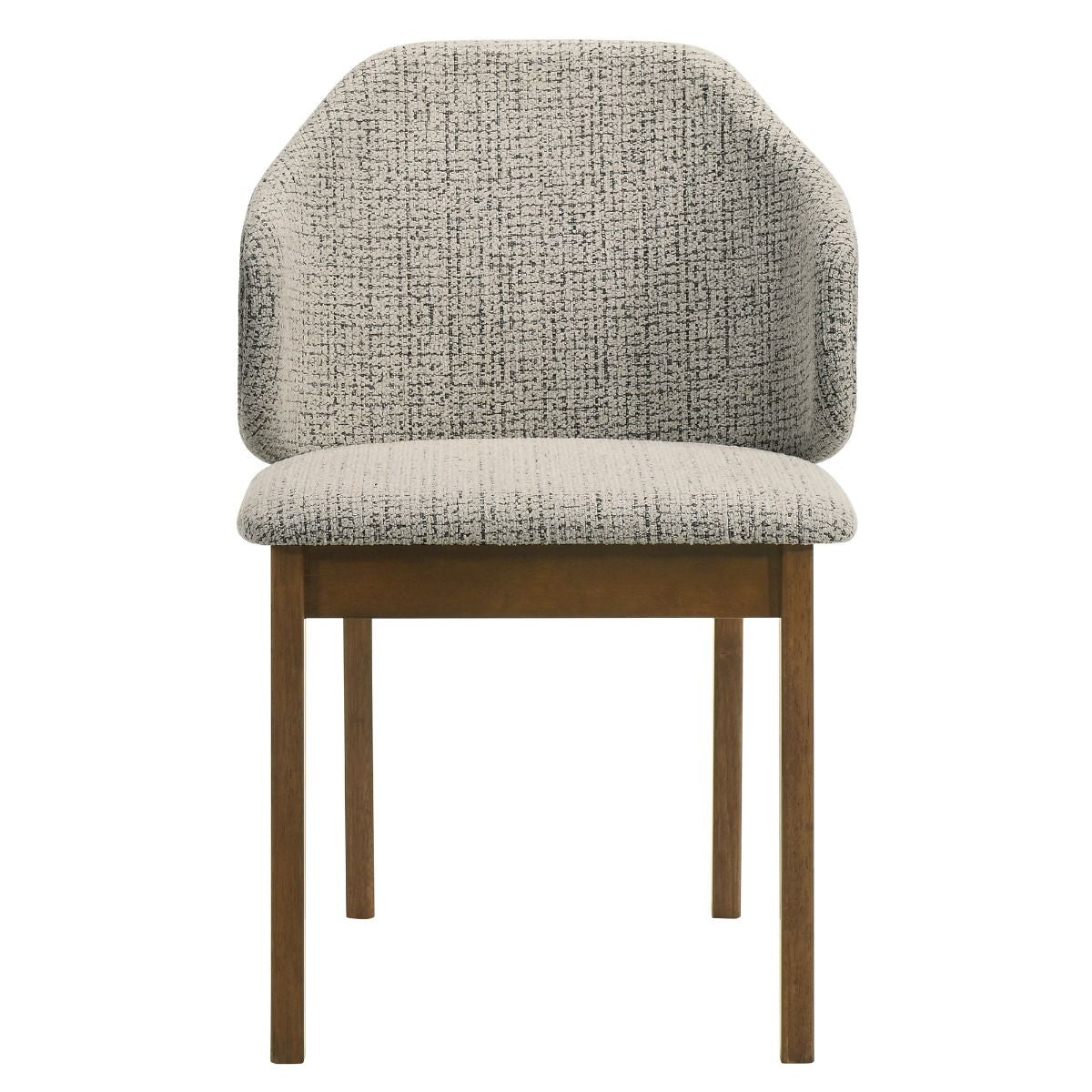 Oleia - Side Chair (Set of 2) - Chenille & Walnut - Urban Living Furniture (Los Angeles, CA)