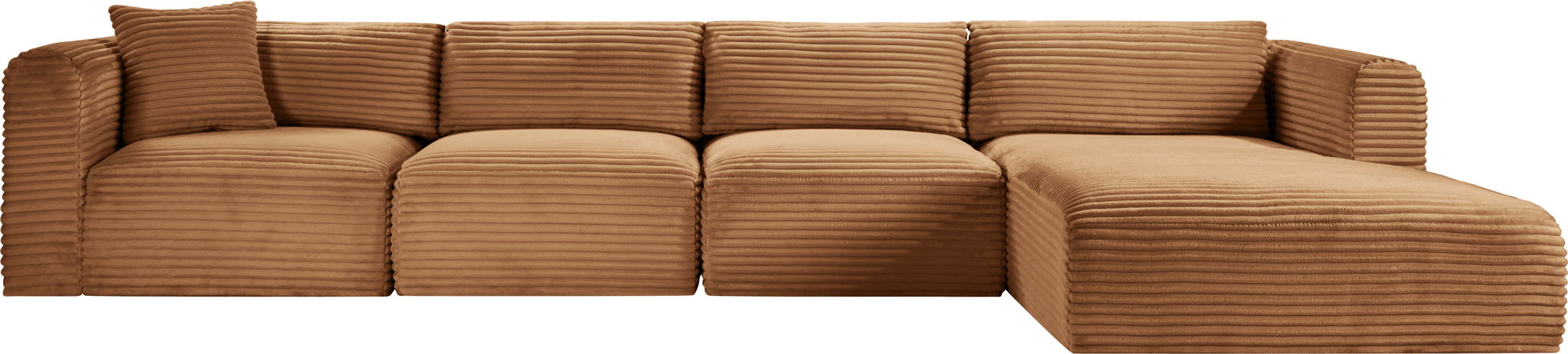 Shaggy - Fabric 4 Piece Modular Sectional - Urban Living Furniture (Los Angeles, CA)