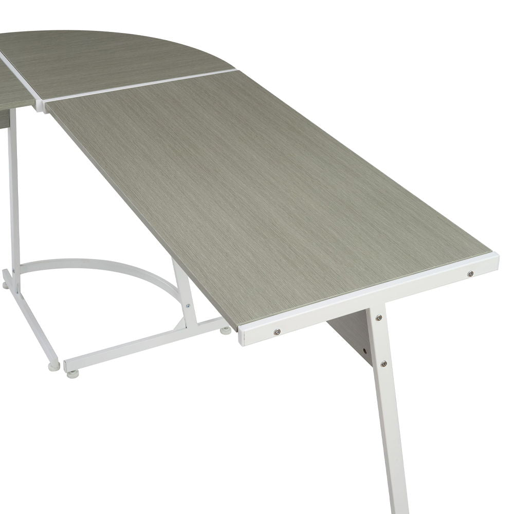 Carver - Computer Desk - Gray & White - Urban Living Furniture (Los Angeles, CA)