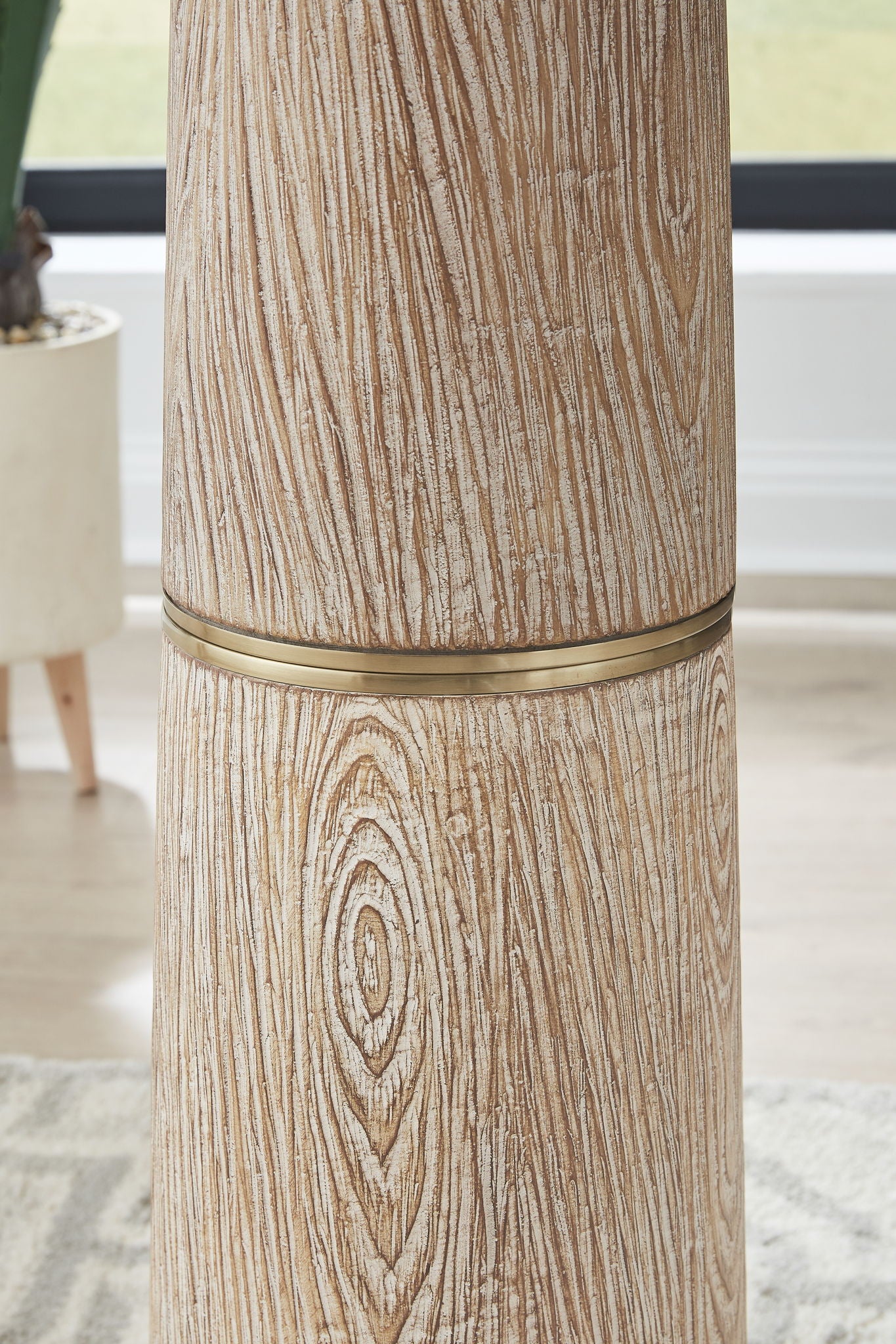 Gasparleigh - Brown / Gold Finish - Poly Floor Lamp - Urban Living Furniture (Los Angeles, CA)