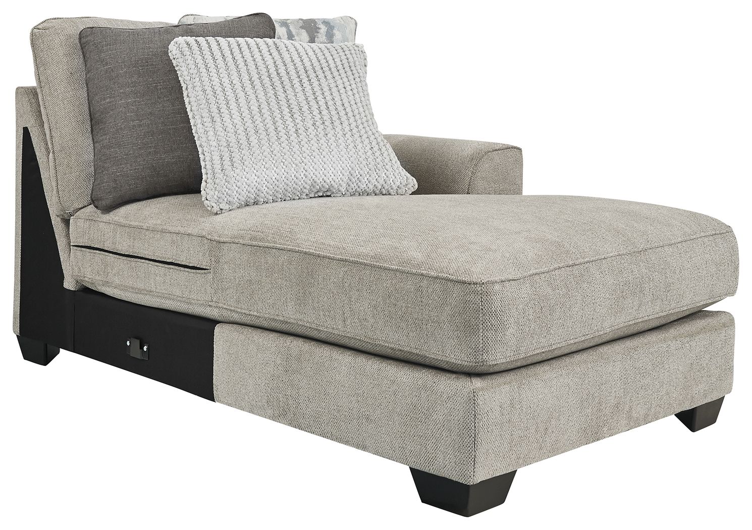 Ardsley - Pewter - RAF Corner Chaise - Urban Living Furniture (Los Angeles, CA)