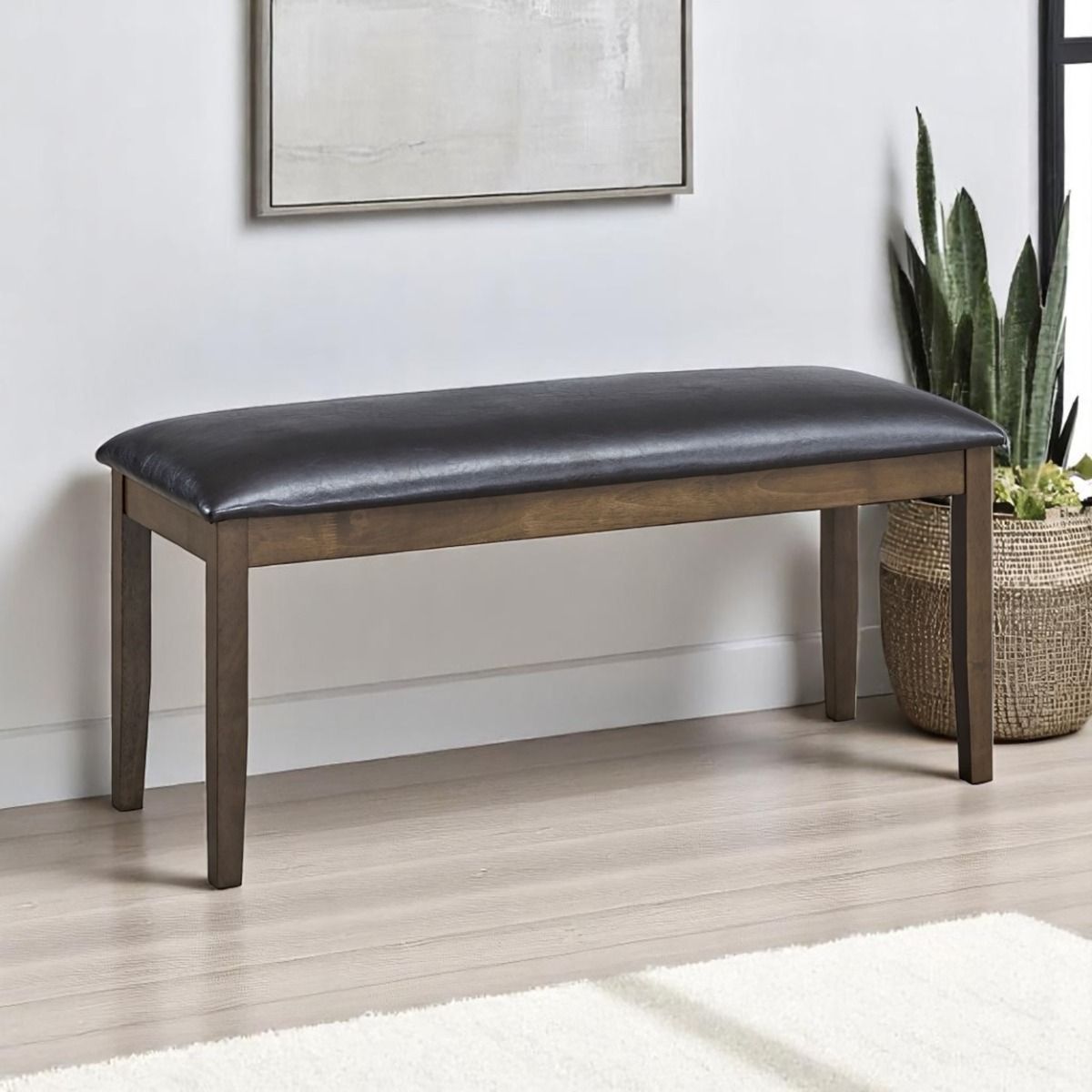 Damica - Bench - Brown / Walnut - Urban Living Furniture (Los Angeles, CA)
