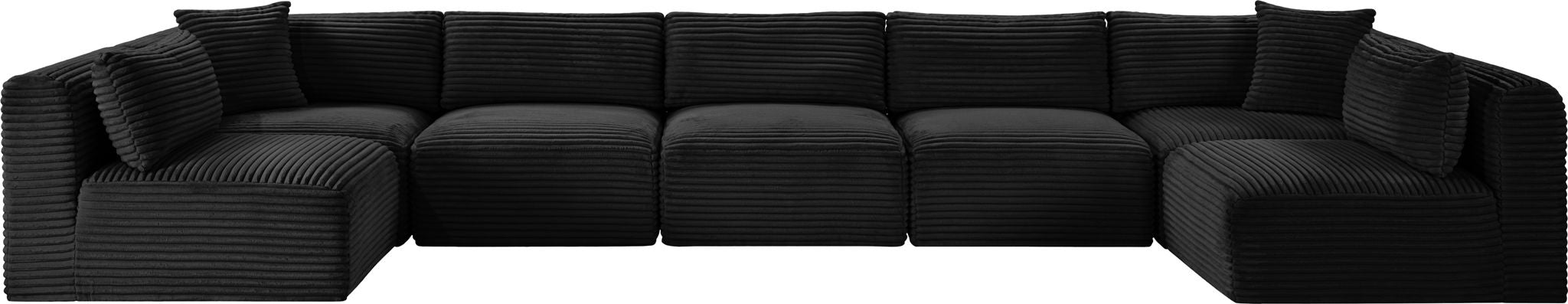 Shaggy - 7 Piece Modular U-Shaped Armless Sectional - Urban Living Furniture (Los Angeles, CA)