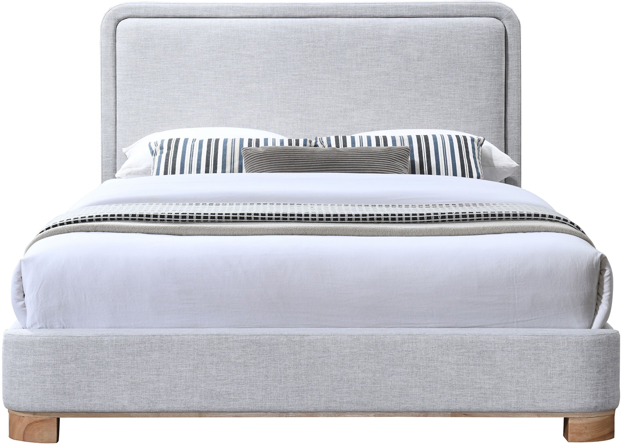 Nolita - Bed With Natural Base - Urban Living Furniture (Los Angeles, CA)