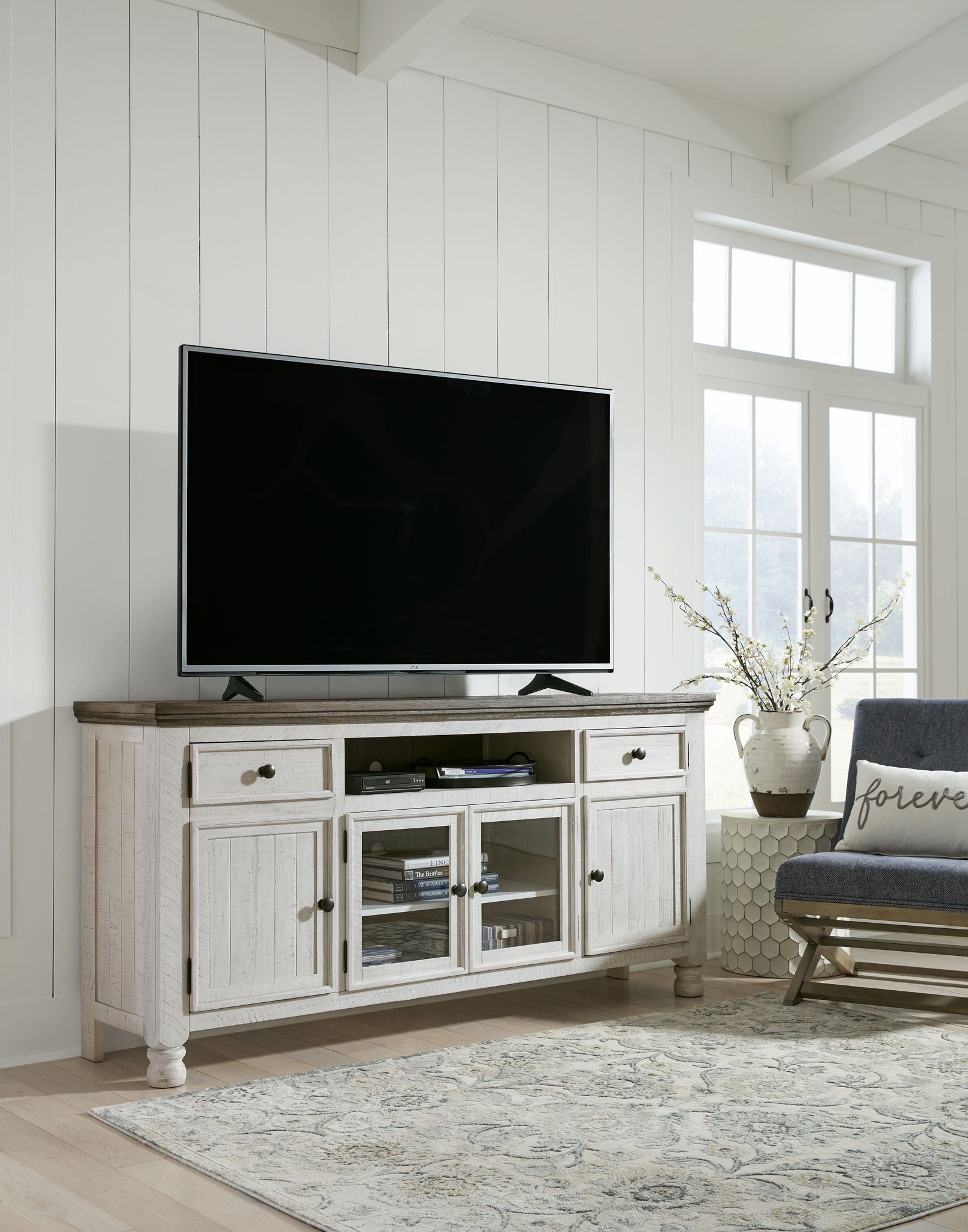 Havalance - Brown / Beige - Extra Large TV Stand - 4 Doors - Urban Living Furniture (Los Angeles, CA)