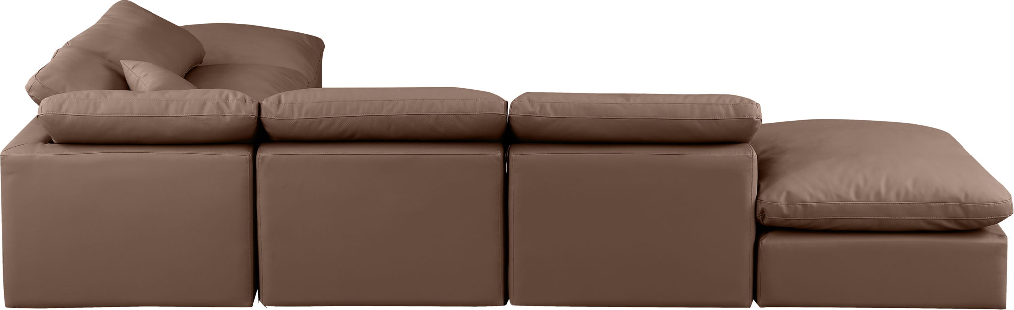 Indulge - Faux Leather 6 Piece Modular Armless Sectional - Urban Living Furniture (Los Angeles, CA)