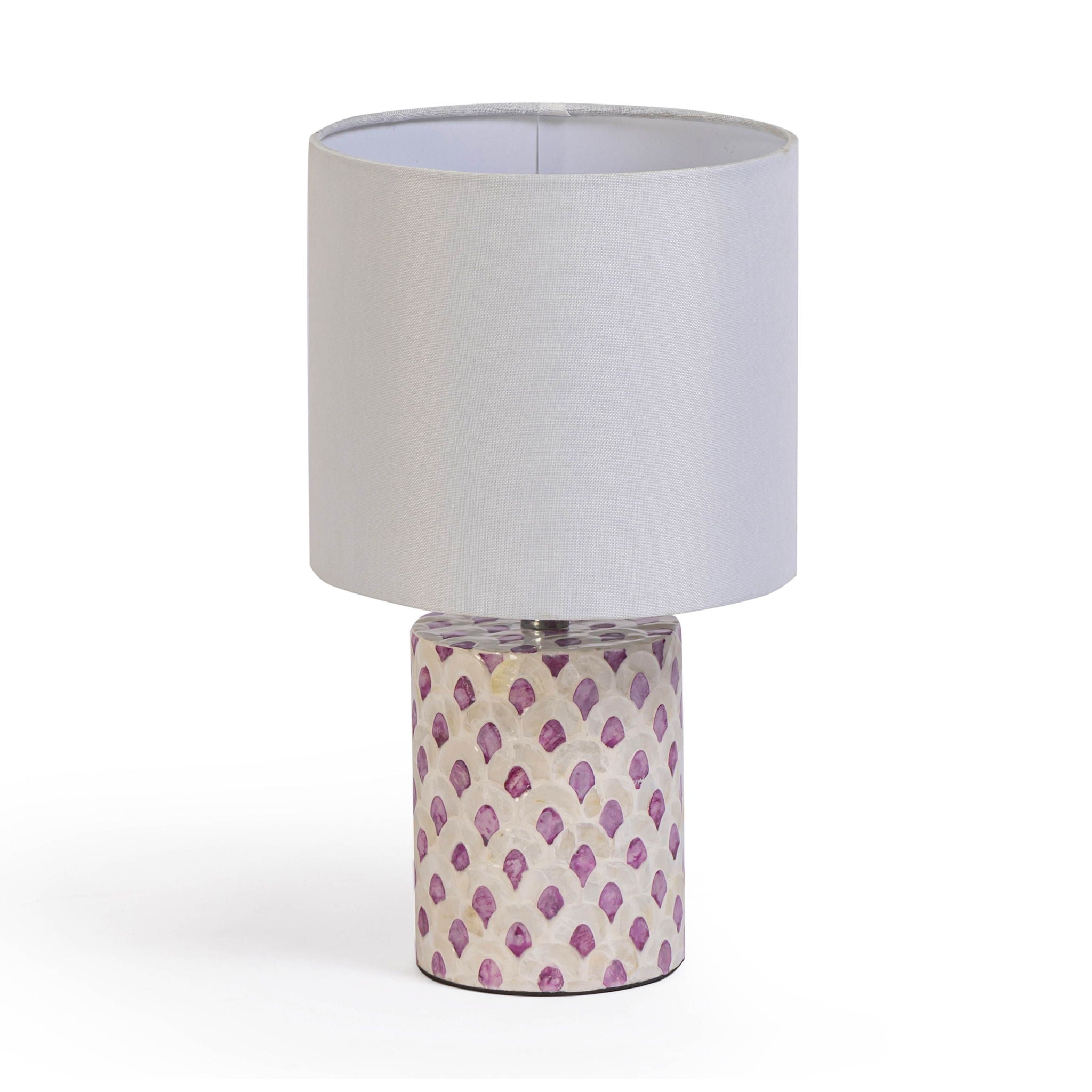 Merlot - Capiz Shell Table Lamp - Pink - Urban Living Furniture (Los Angeles, CA)