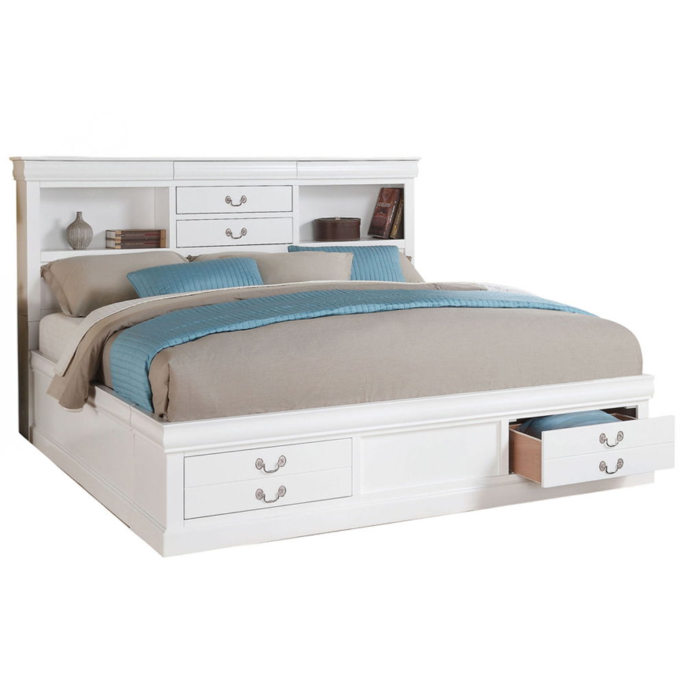 Louis Philippe III - Bed w/Storage - Urban Living Furniture (Los Angeles, CA)