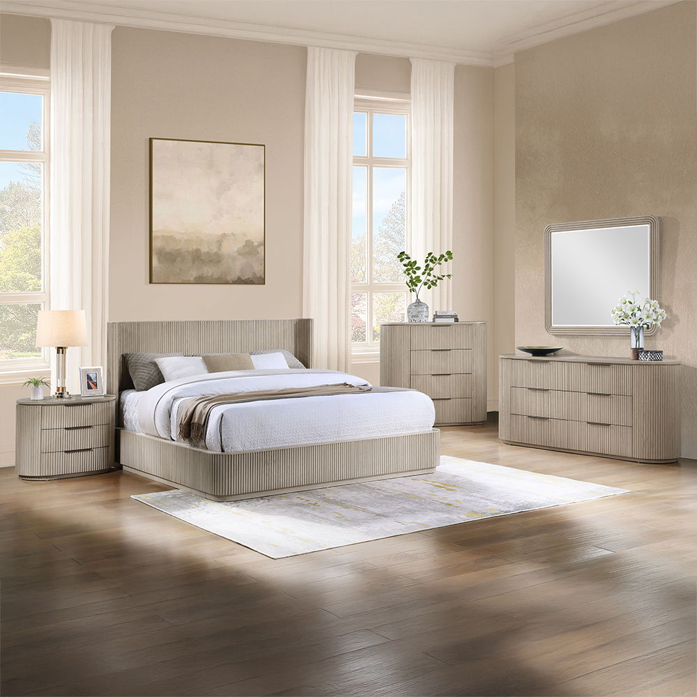Leanna - Mirror - Light Oak - Urban Living Furniture (Los Angeles, CA)
