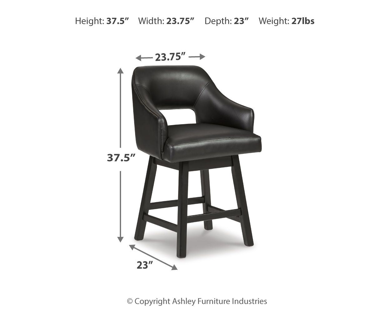 Tallenger - Upholstered Swivel Barstool (Set of 2) - Urban Living Furniture (Los Angeles, CA)