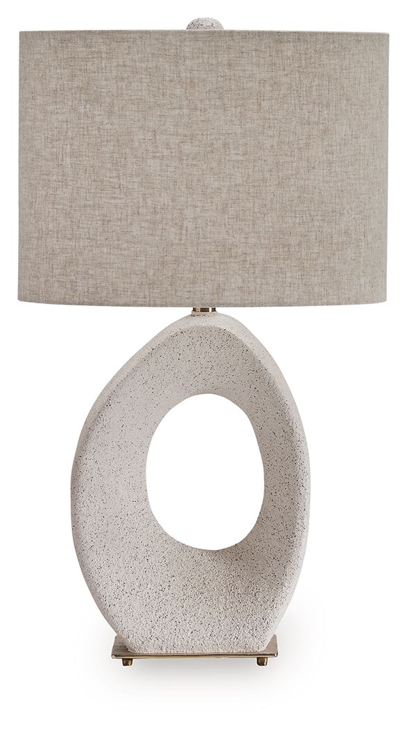Trentlen - Cream / Gold Finish - Paper Table Lamp - Urban Living Furniture (Los Angeles, CA)