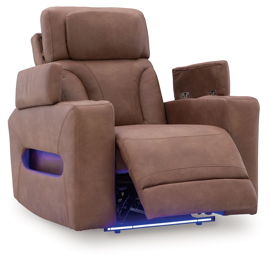 Clean-Slate - Caramel - Power Recliner / Adj Headrest - Urban Living Furniture (Los Angeles, CA)