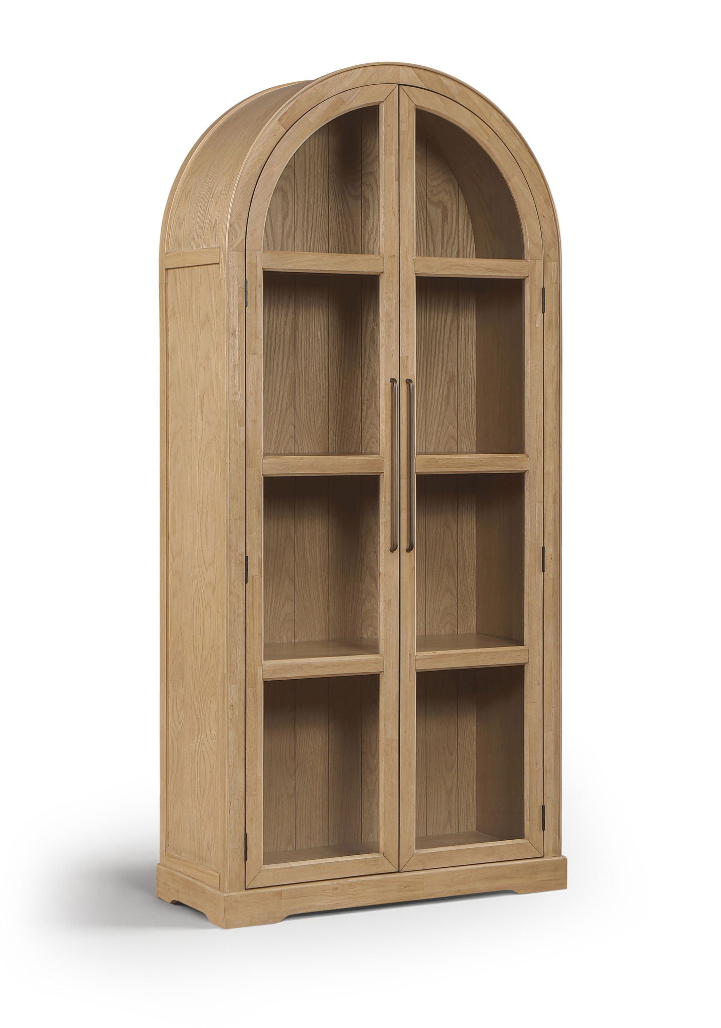 Corva - Solid Wood, Oak Veneer And Stainless Steel Storage Cabinet - Urban Living Furniture (Los Angeles, CA)