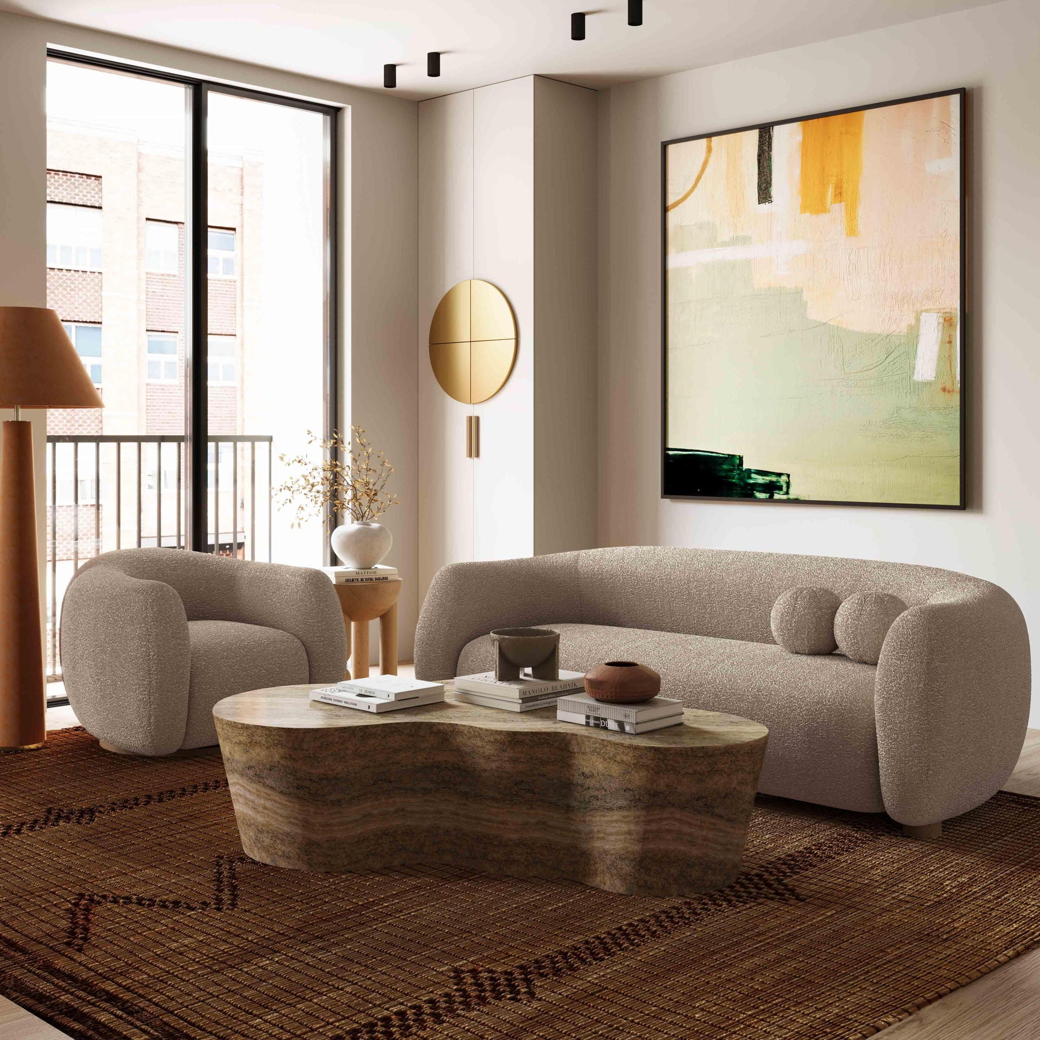 Judy - Boucle Sofa - Urban Living Furniture (Los Angeles, CA)