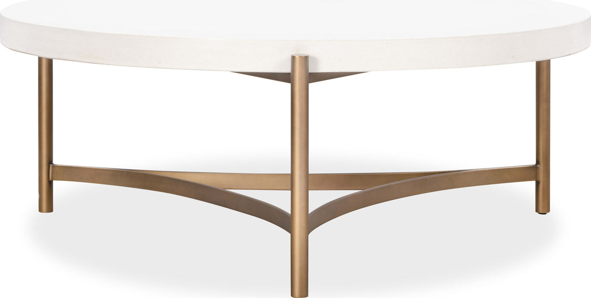 Lyon - Round Concrete And Metal Table
